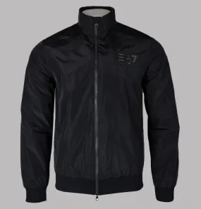 EA7 Lightweight Woven Bomber Jacket Black