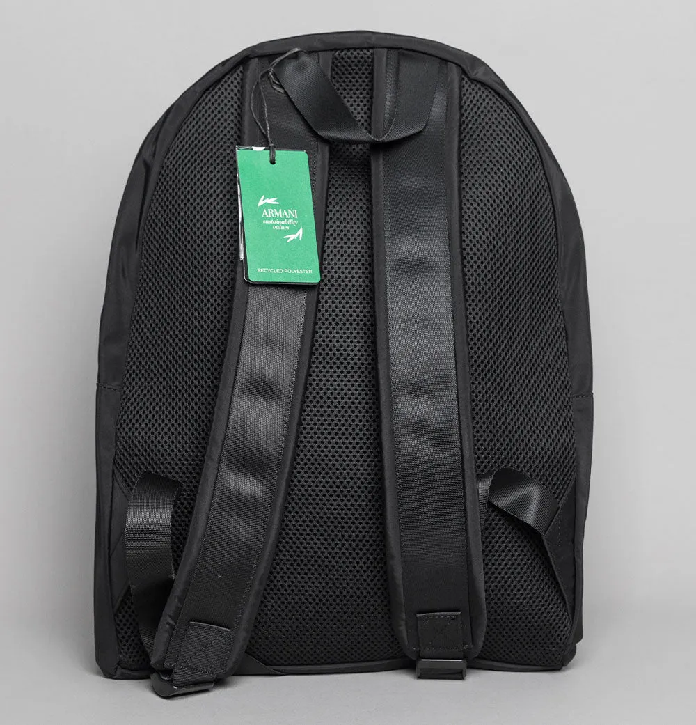 EA7 Silver Big Logo Backpack Black/Silver