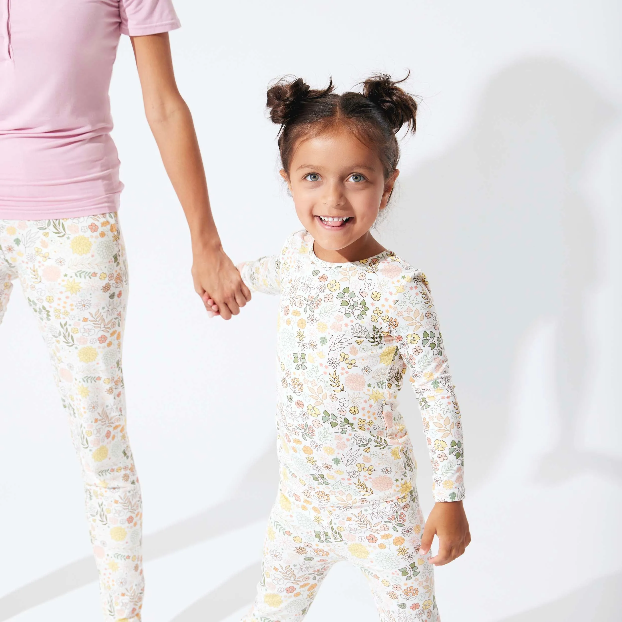 Fall Floral Bamboo Kids Pajamas