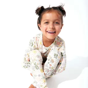 Fall Floral Bamboo Kids Pajamas