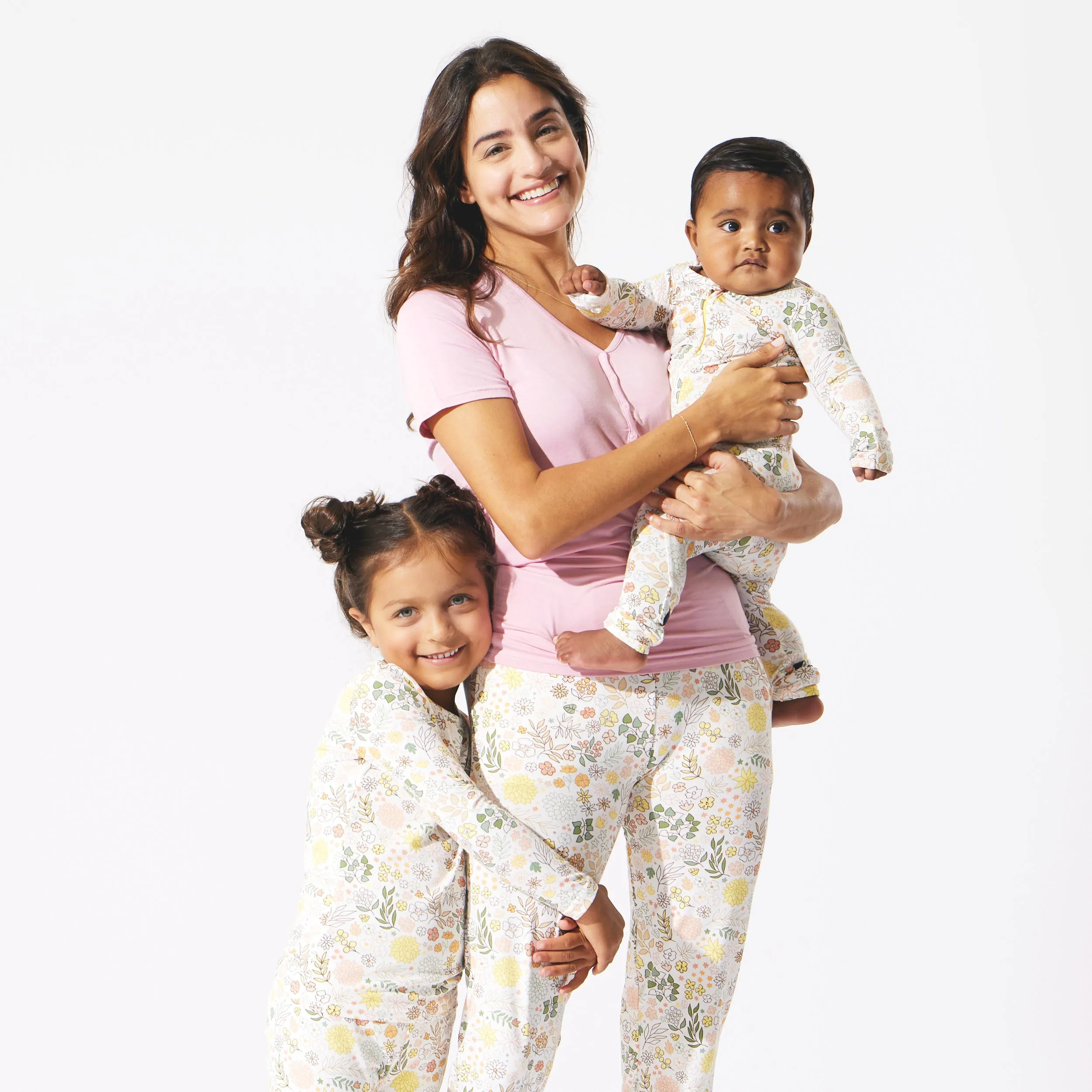 Fall Floral Bamboo Kids Pajamas