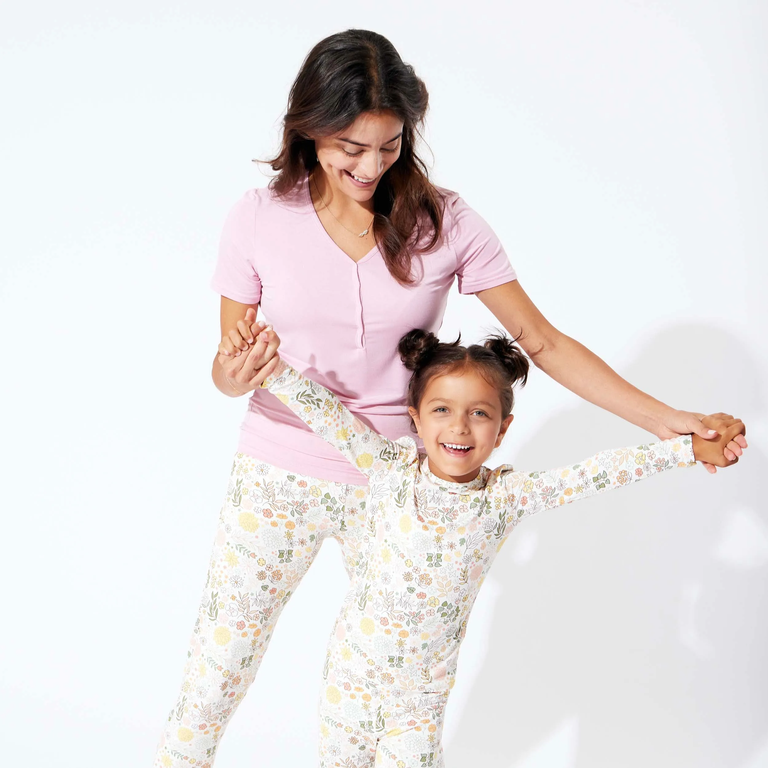 Fall Floral Bamboo Kids Pajamas