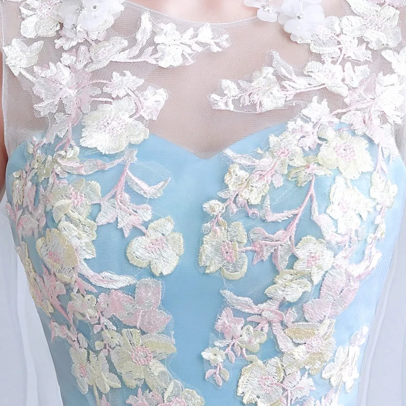 Floral Beaded Prom / Homecoming Dresses