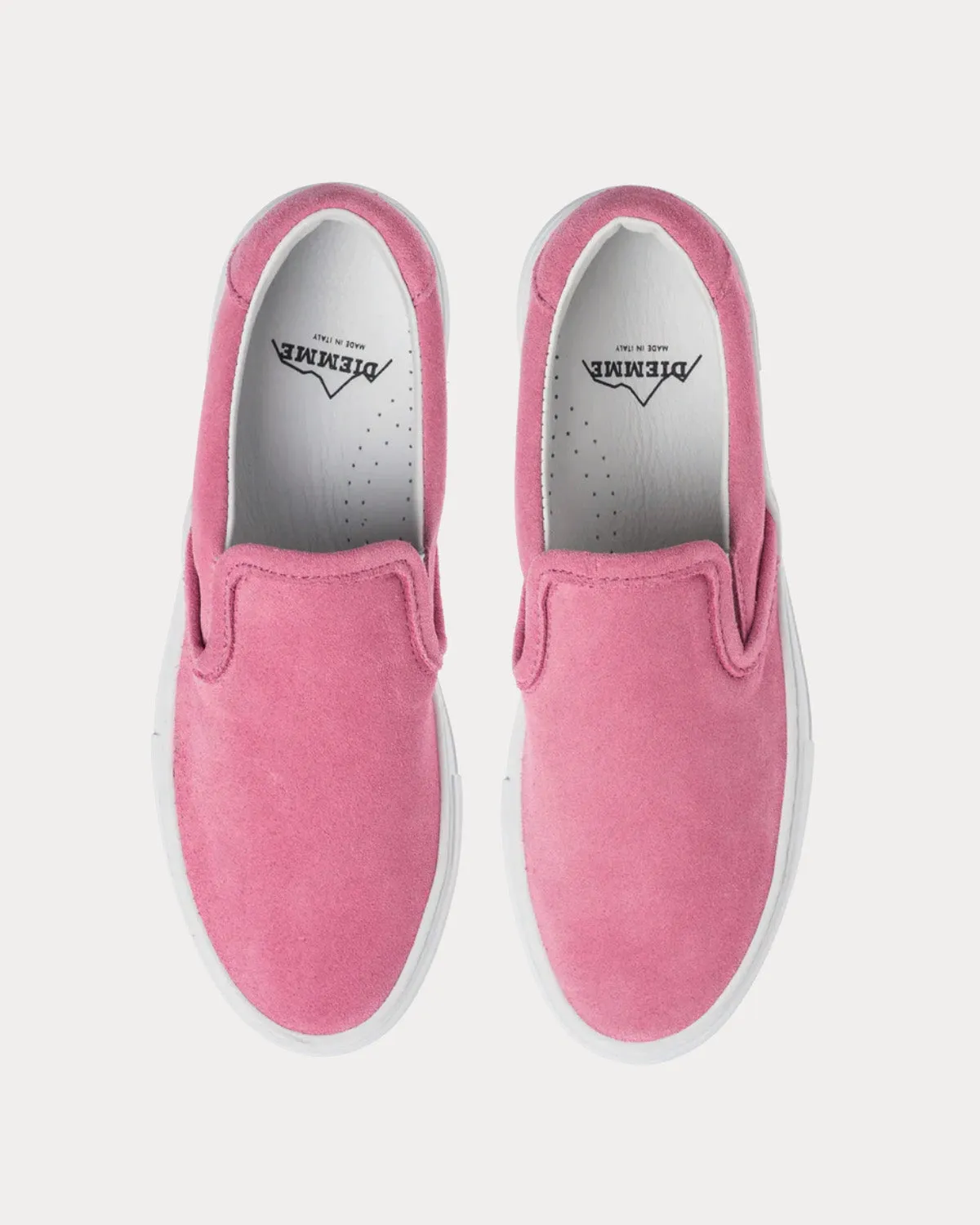 Garda Suede Platform Pink Sea Slip On Sneakers