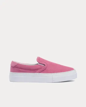 Garda Suede Platform Pink Sea Slip On Sneakers