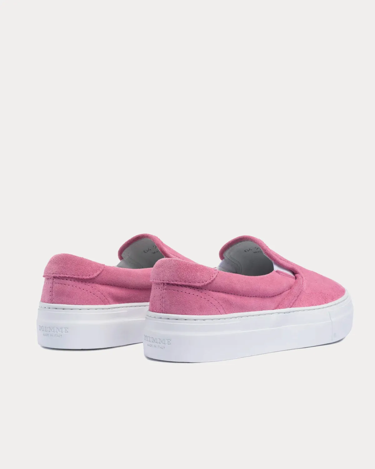 Garda Suede Platform Pink Sea Slip On Sneakers