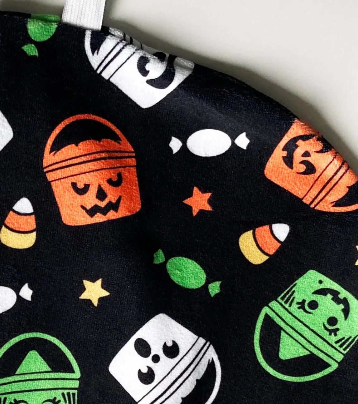 Halloween Vintage Boo Bucket Hair Wrap Towel - The Sketchy Pumpkin