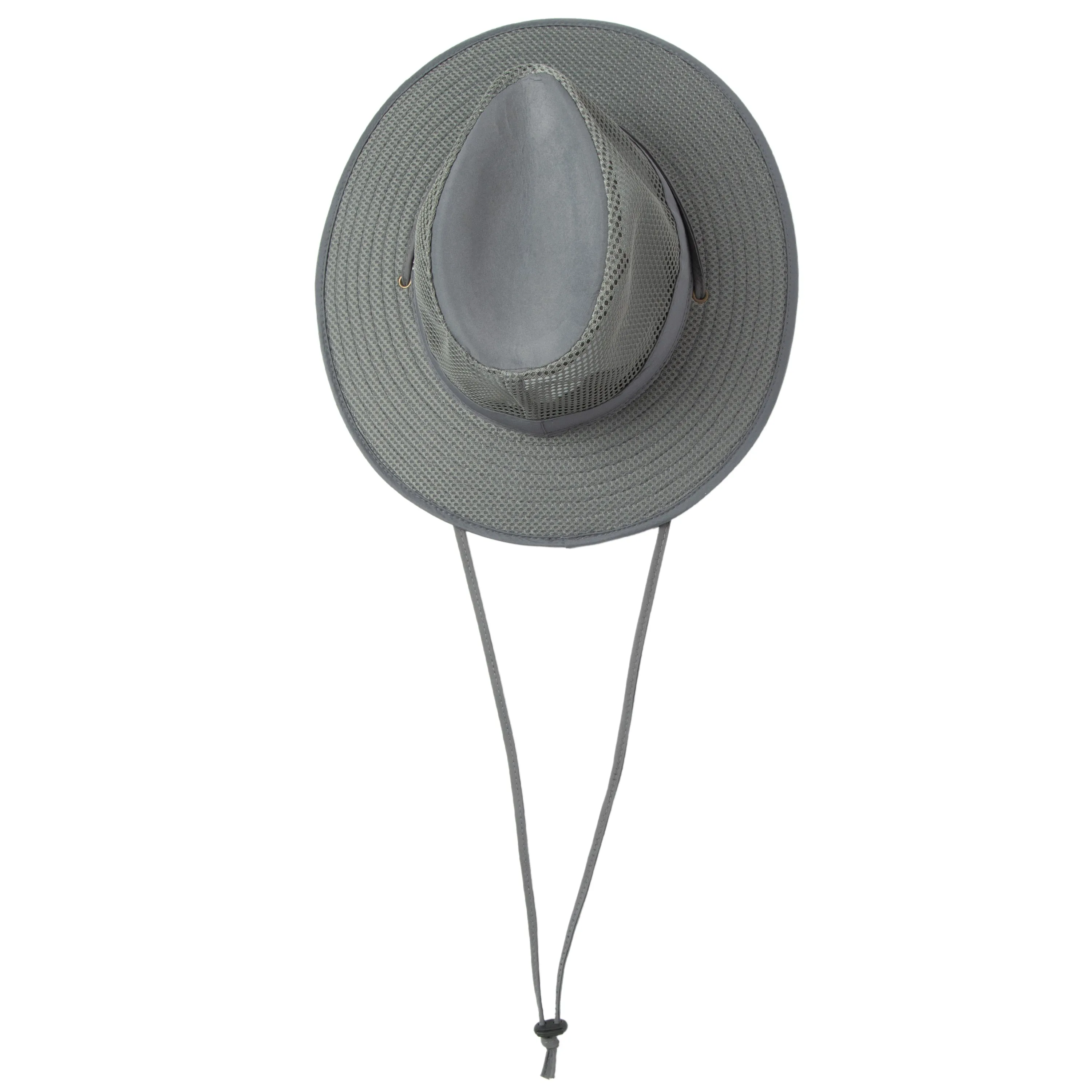 Hang Ten - Fedora Hat with Ventilated Crown and Chin Cord