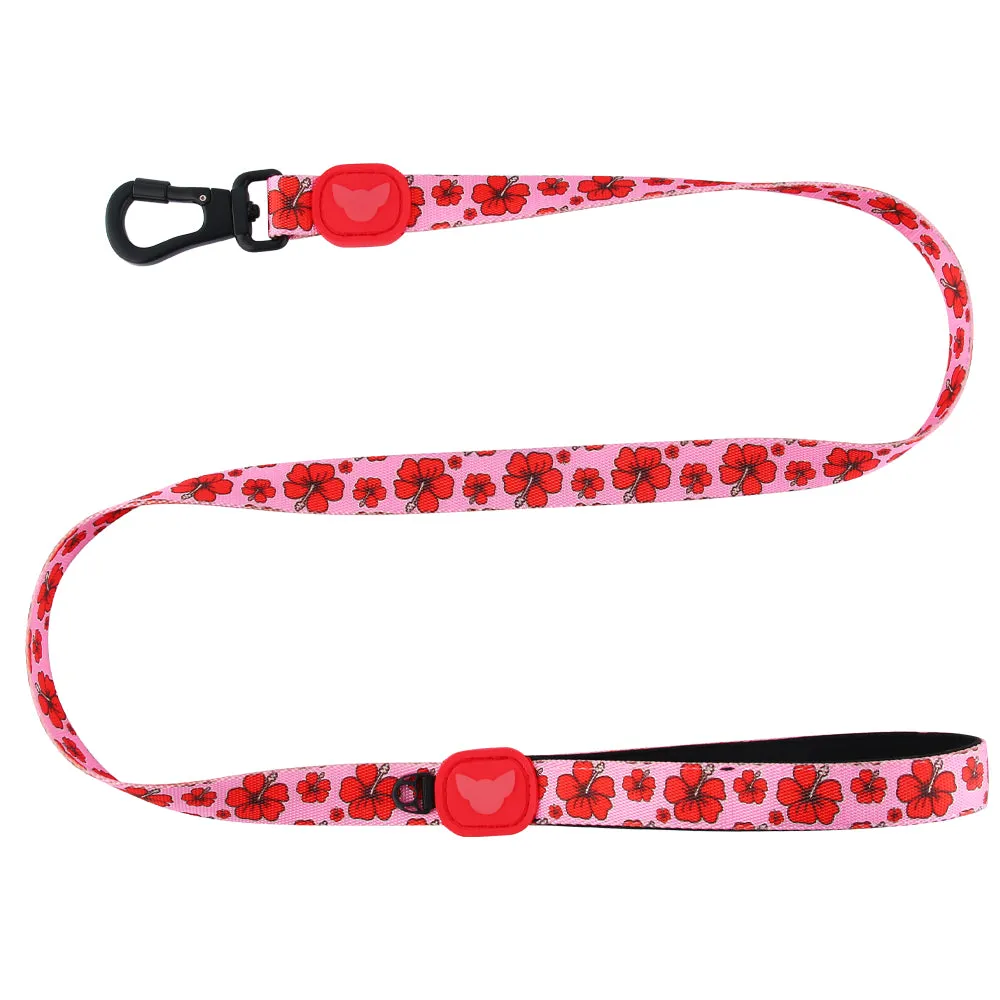 Jibara Amapola Floral Dog Leash | Perrandeo Jibaro Pawtriotico Collection