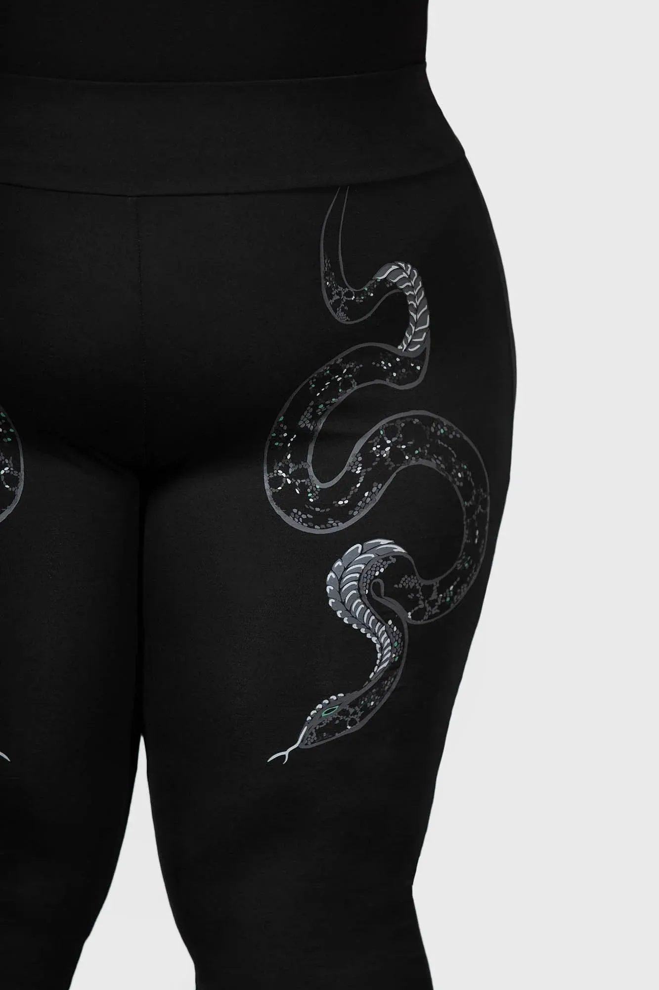 Killstar Slitherina Printed Leggings Snakes