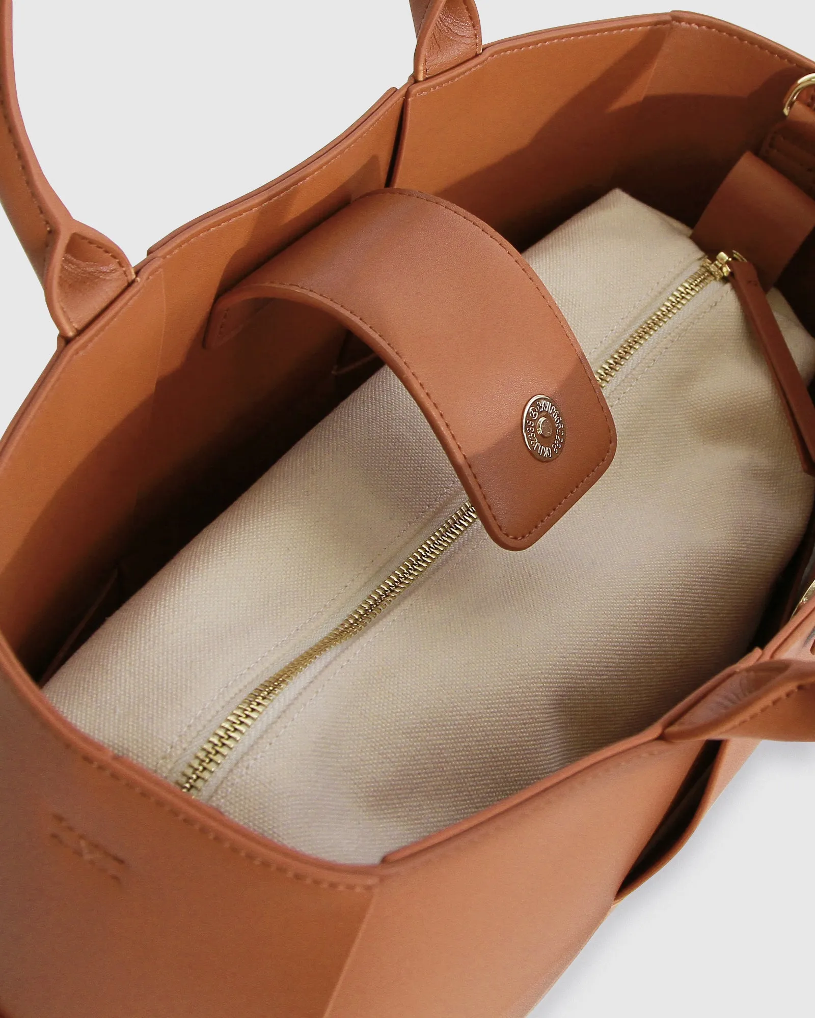 Long Way Home Woven Tote - Camel