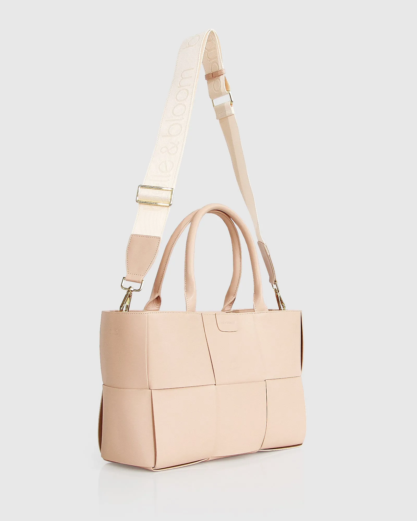 Long Way Home Woven Tote - Latte