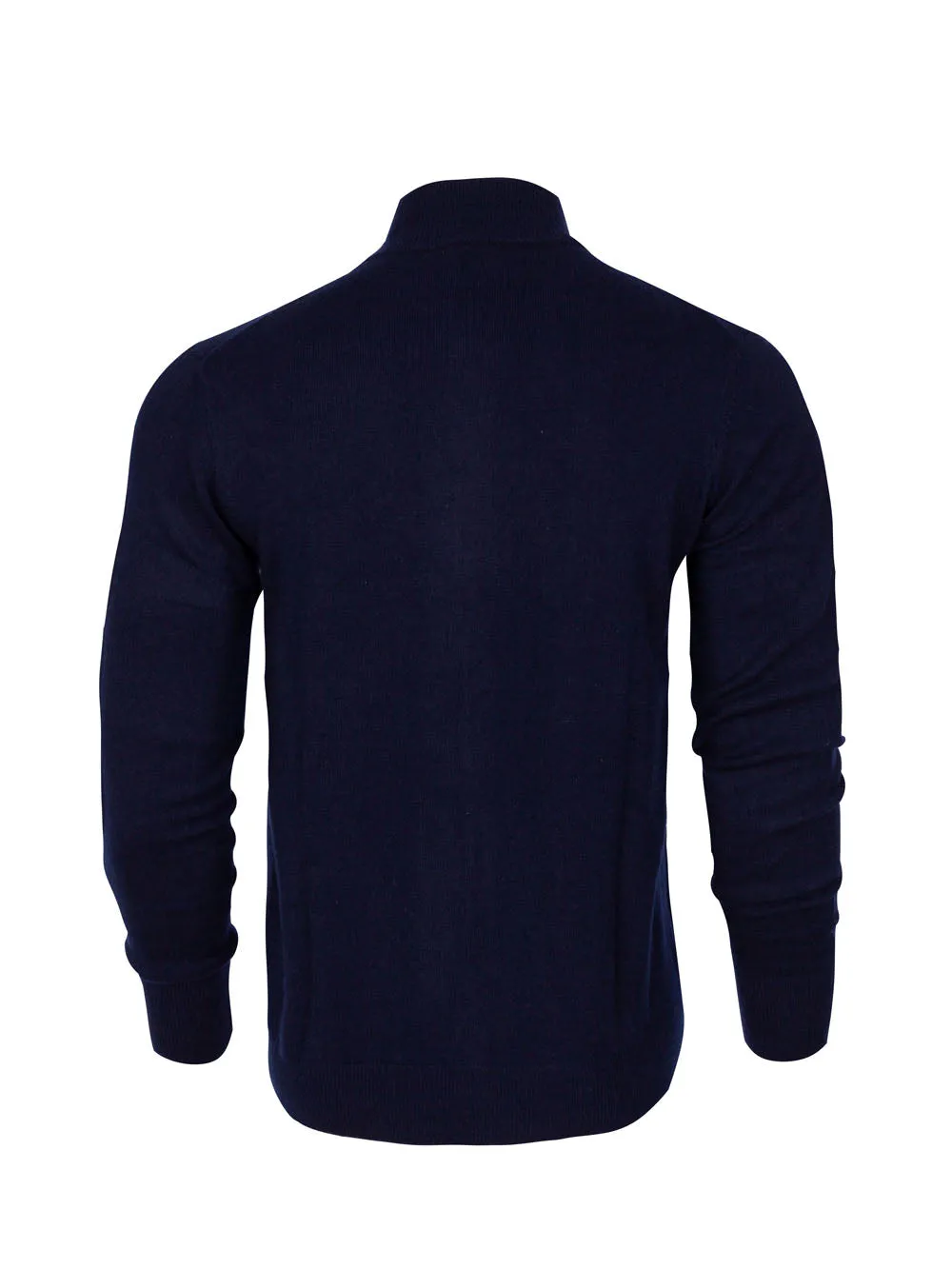 Men's 100% Mongolian Cashmere  Zip Sweater