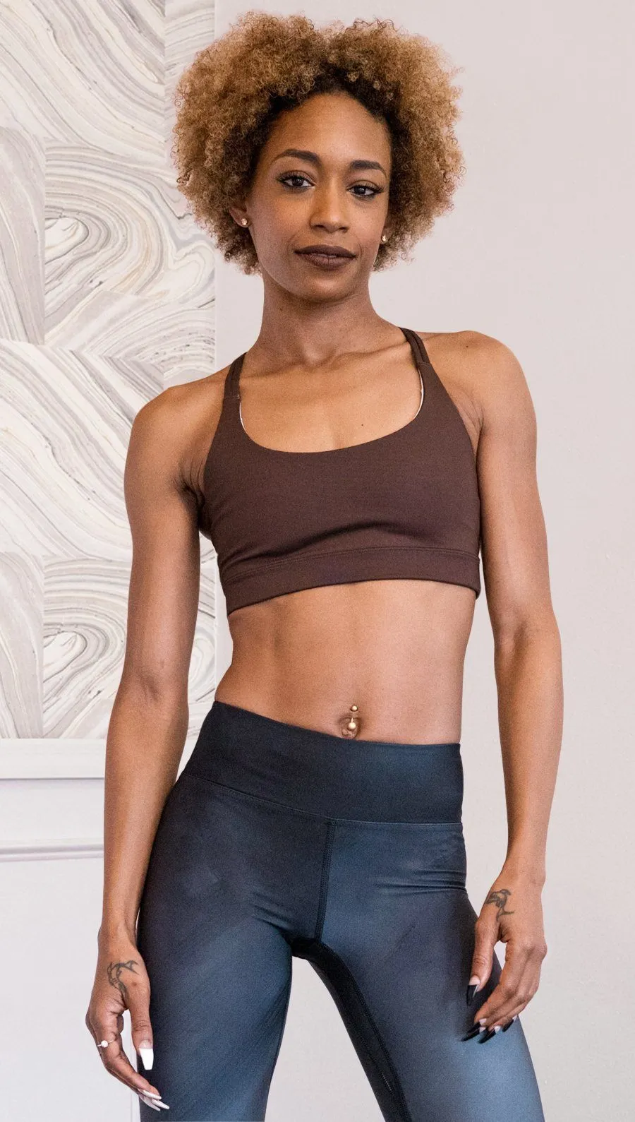 Mocha Sports Bra