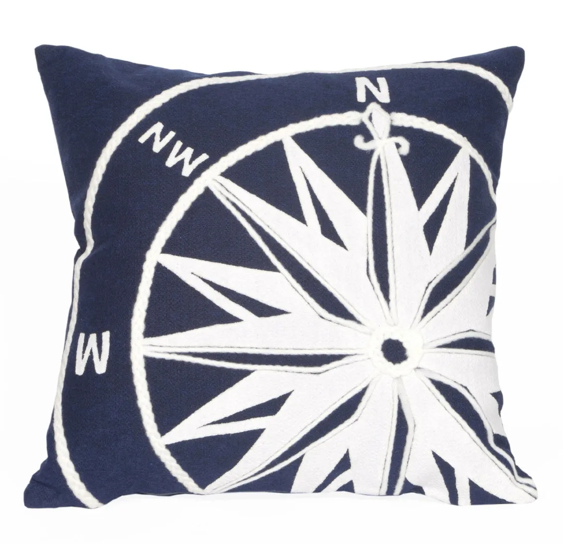 Nautical Compass Pillow