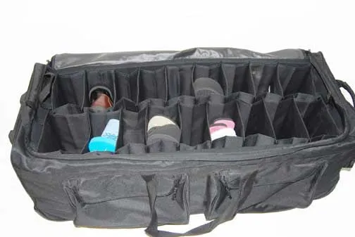 Netpack 40-UP2 40" Wheeled Shoe Sample Bag  with Removable Hanging Dividers 40-UP2 & 5324