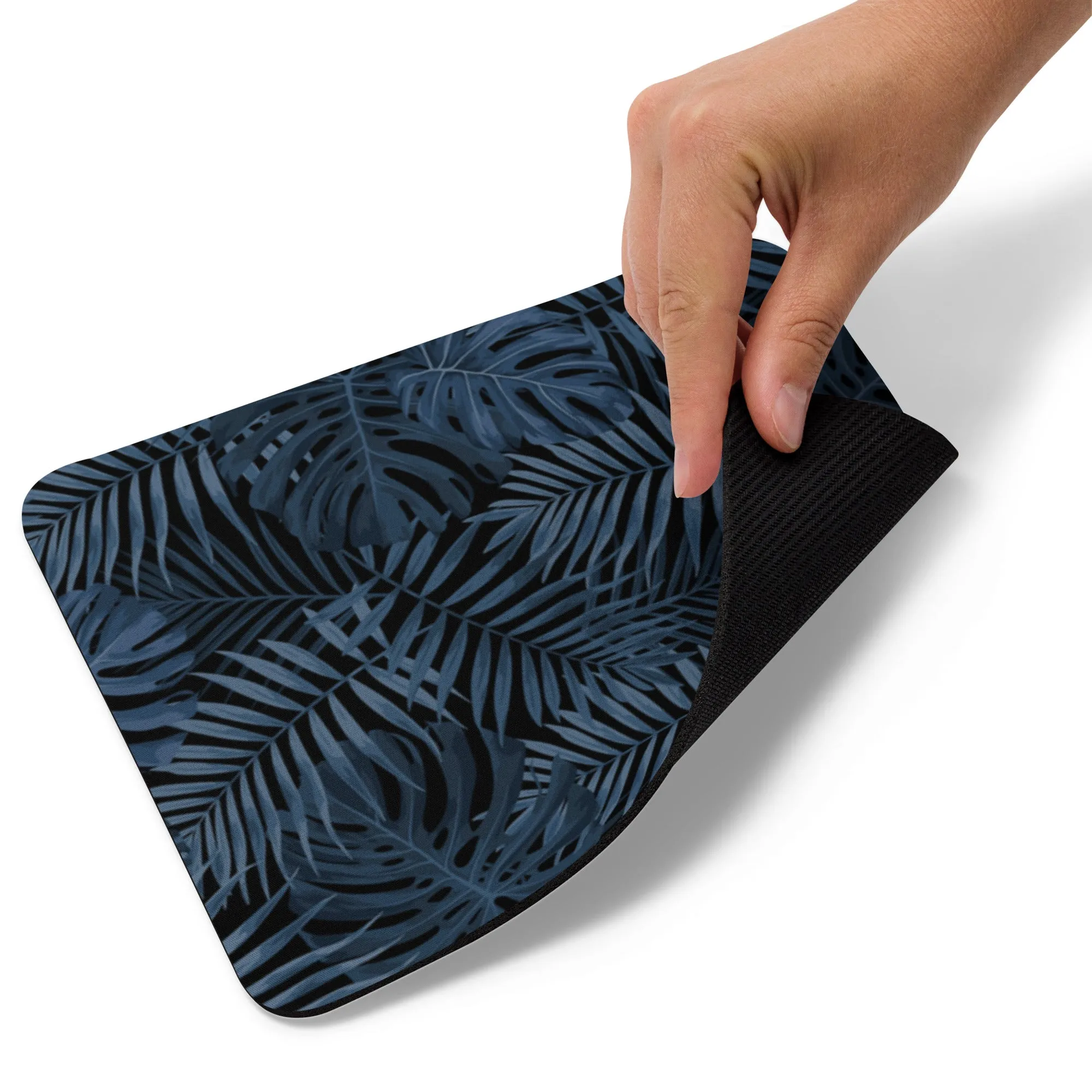 Padded Non-Slip Mousepad - Moody Fronds