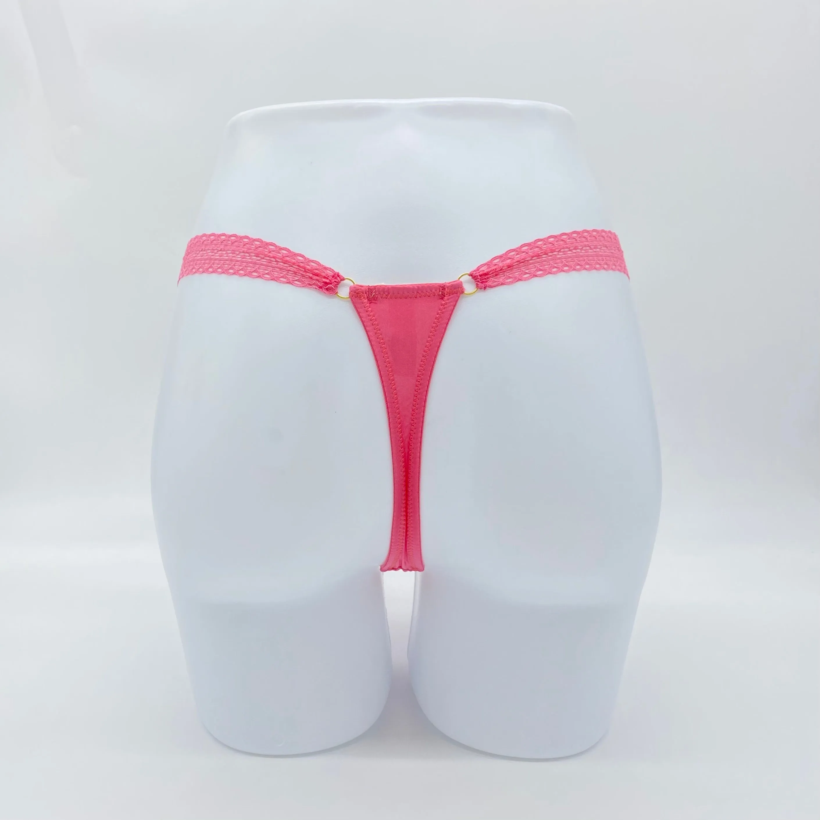 Popitt Pink Thong: Silky