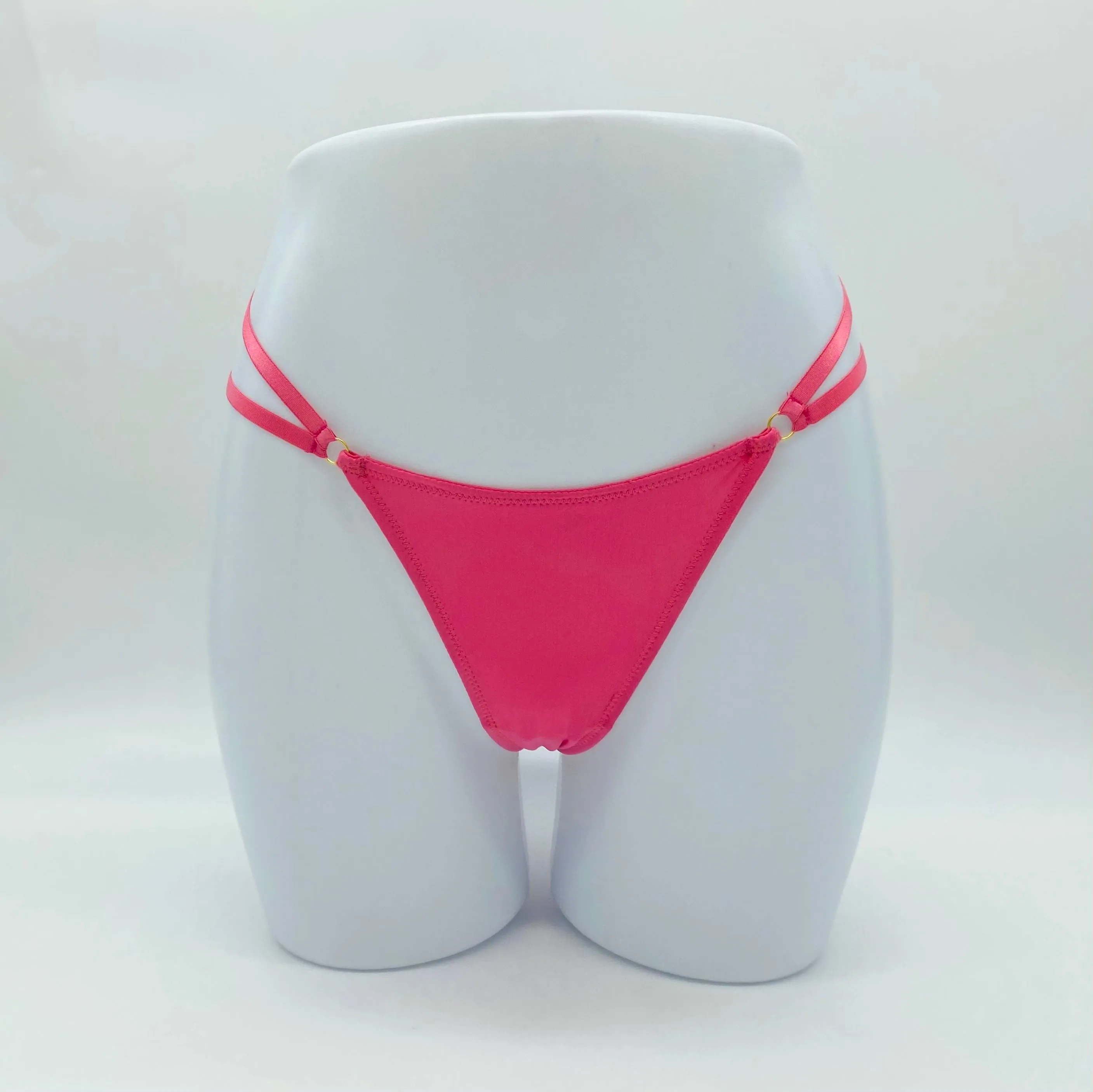 Popitt Pink Thong: Silky