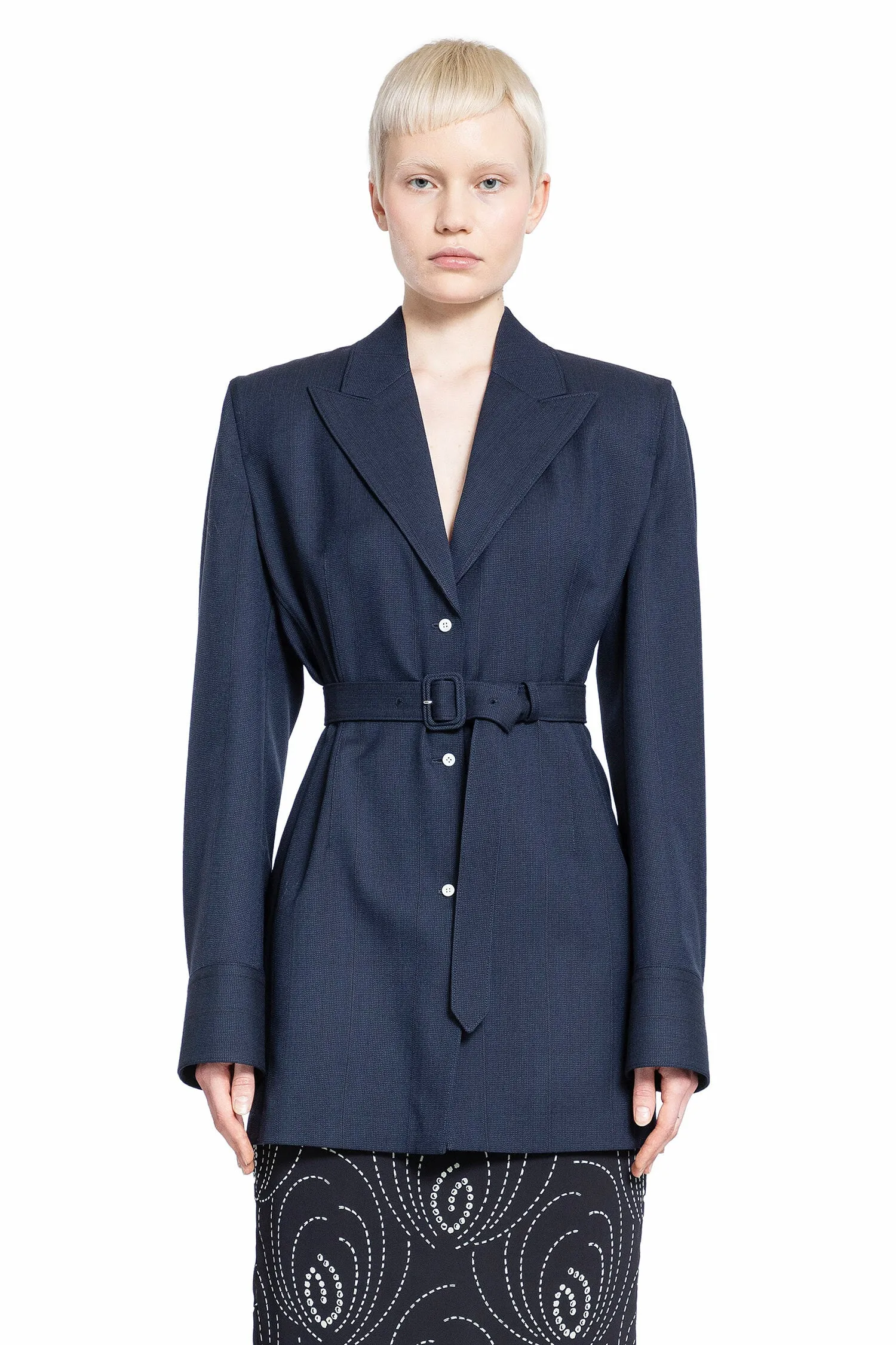 PRADA WOMAN BLUE BLAZERS