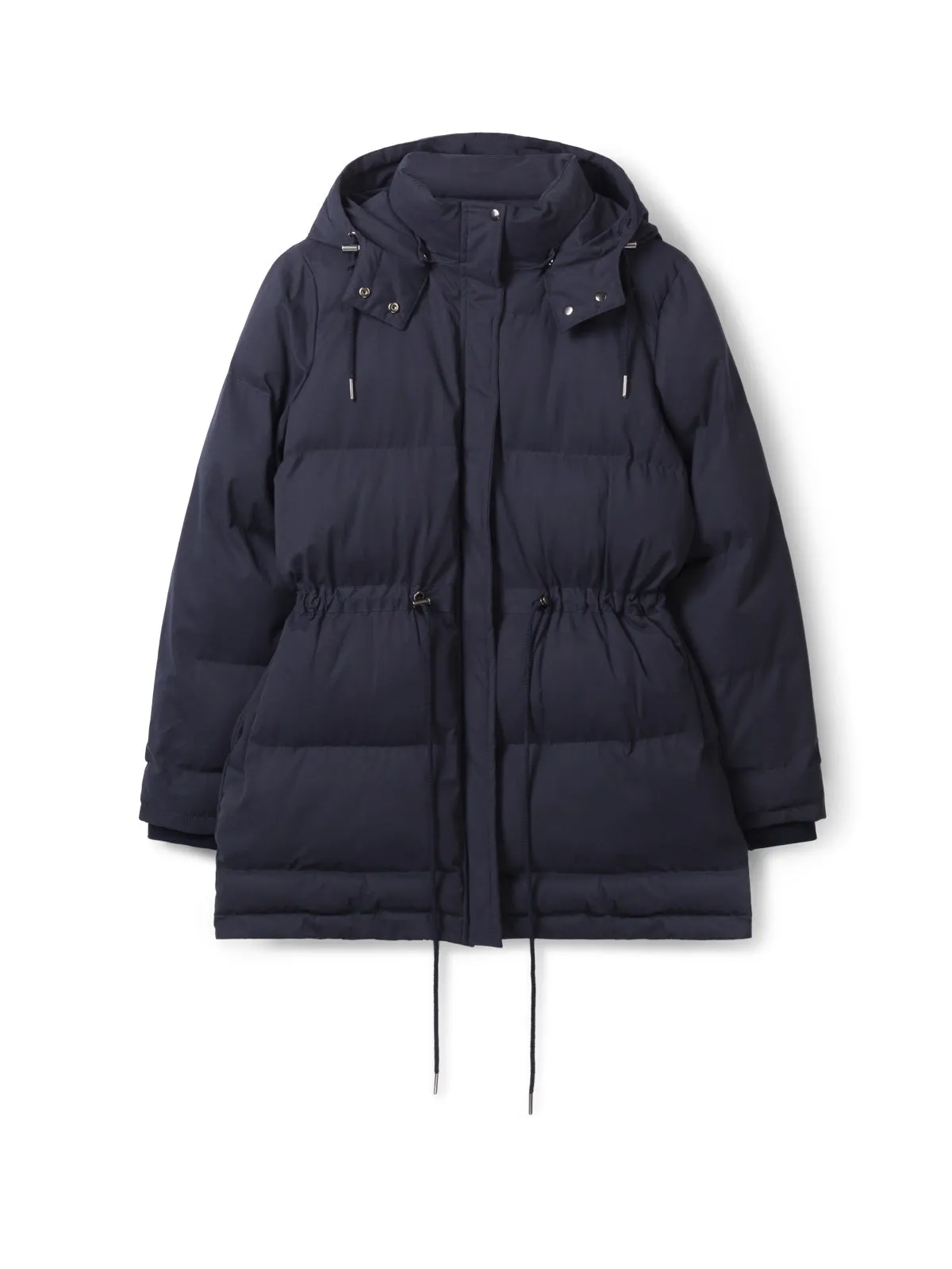 Rosabel Recycled Polyester Puffer Coat - Navy