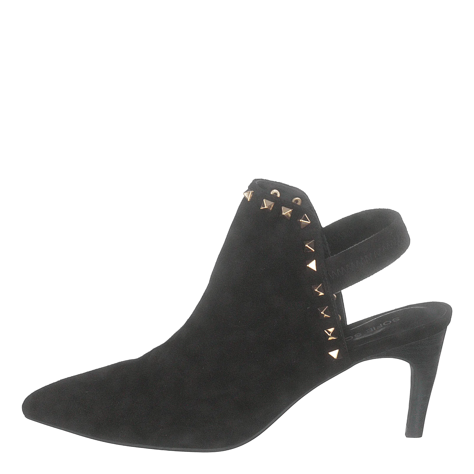 Shoe Stiletto Slipper Blk - Black