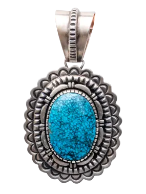 Spiderweb Kingman Turquoise Pendant | Benson Boyd