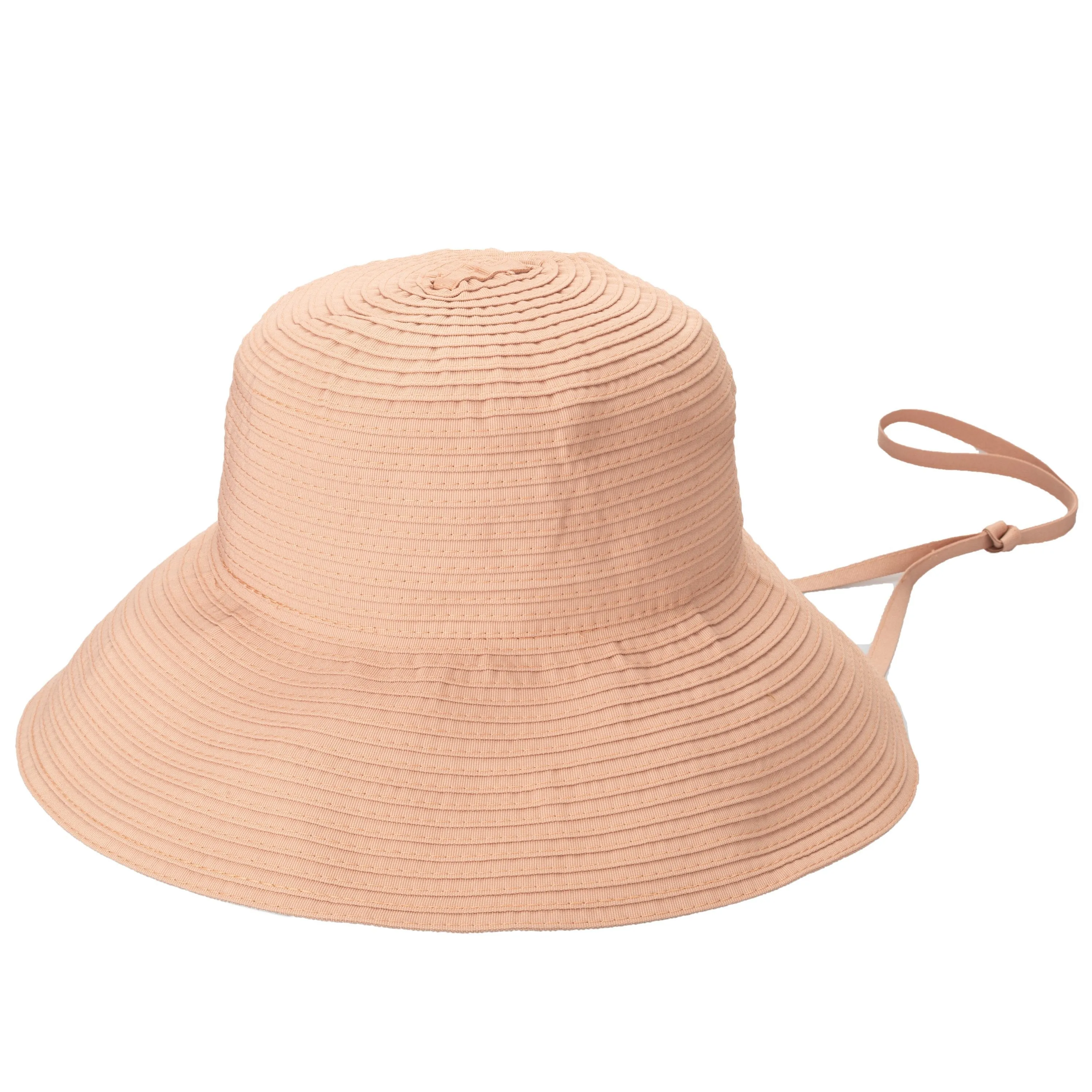 Stinson - Women's Removable Chin Cord Ribbon Sun Hat