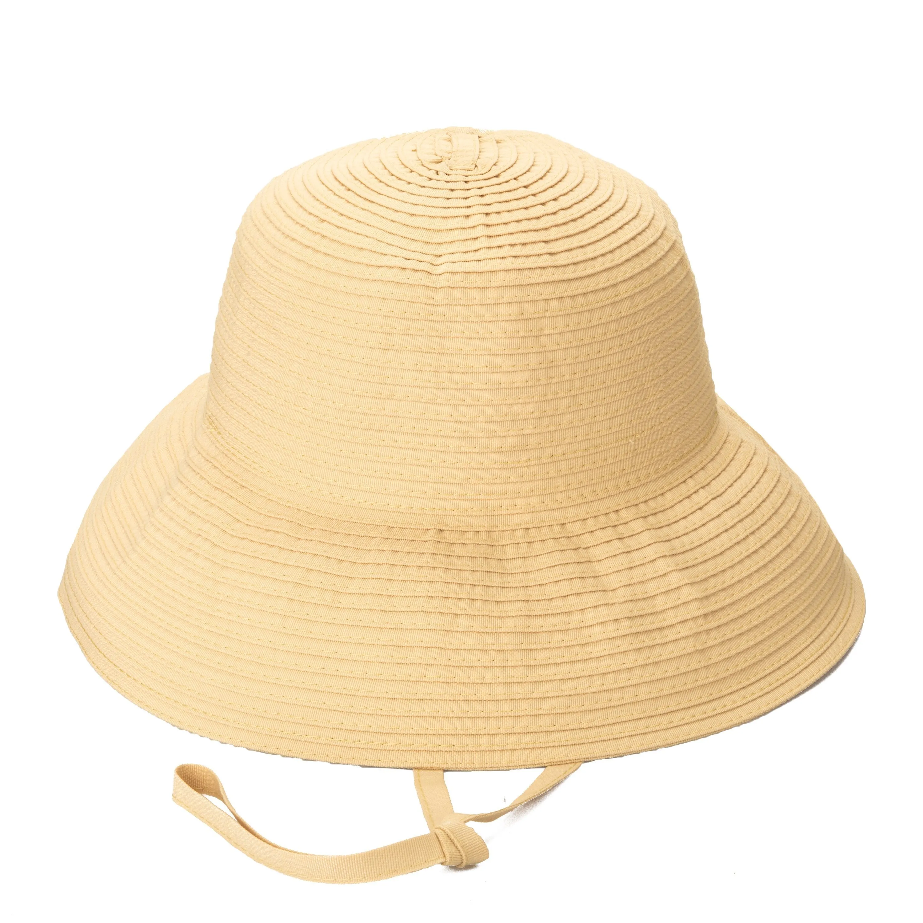 Stinson - Women's Removable Chin Cord Ribbon Sun Hat