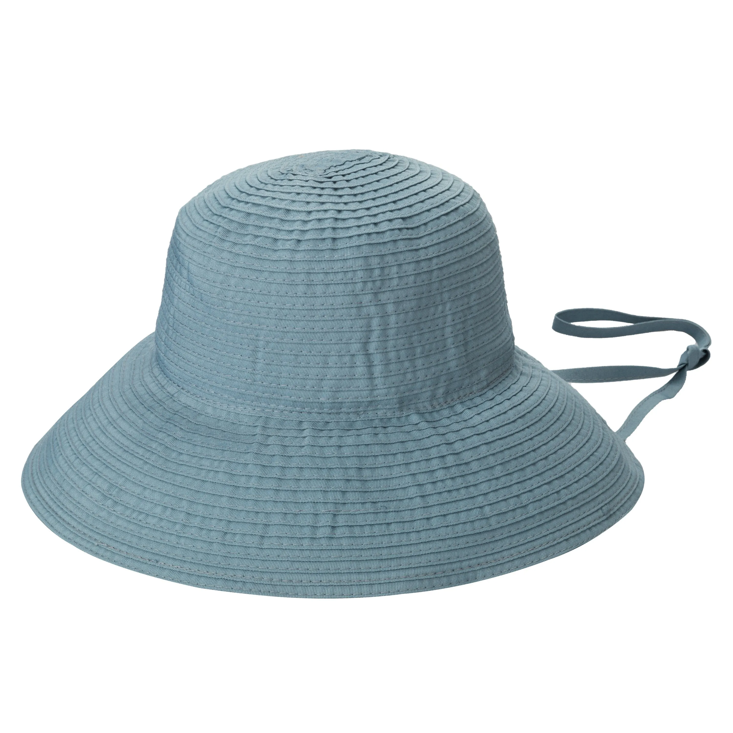 Stinson - Women's Removable Chin Cord Ribbon Sun Hat