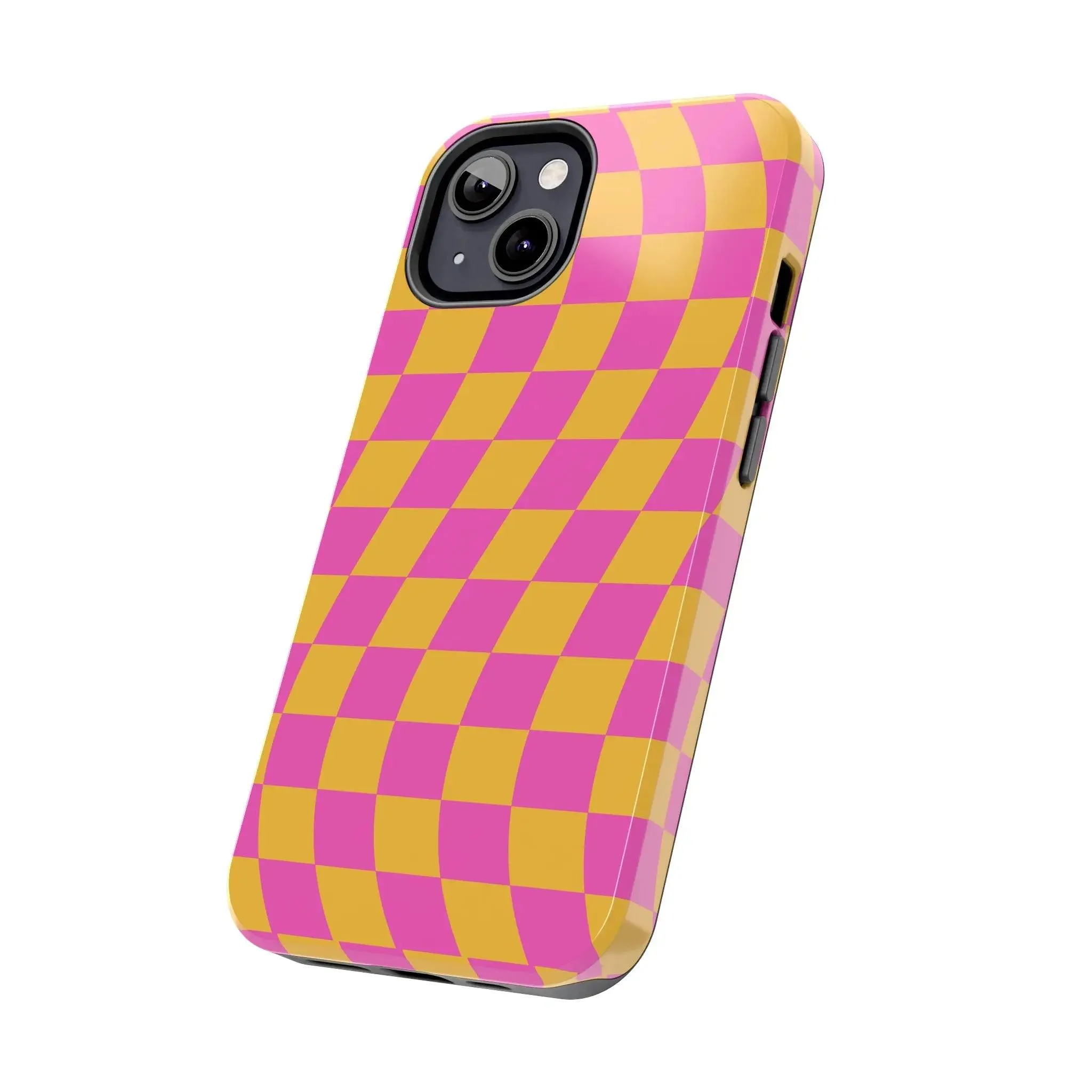 Summer Vibe Check | Pink Checkered Case