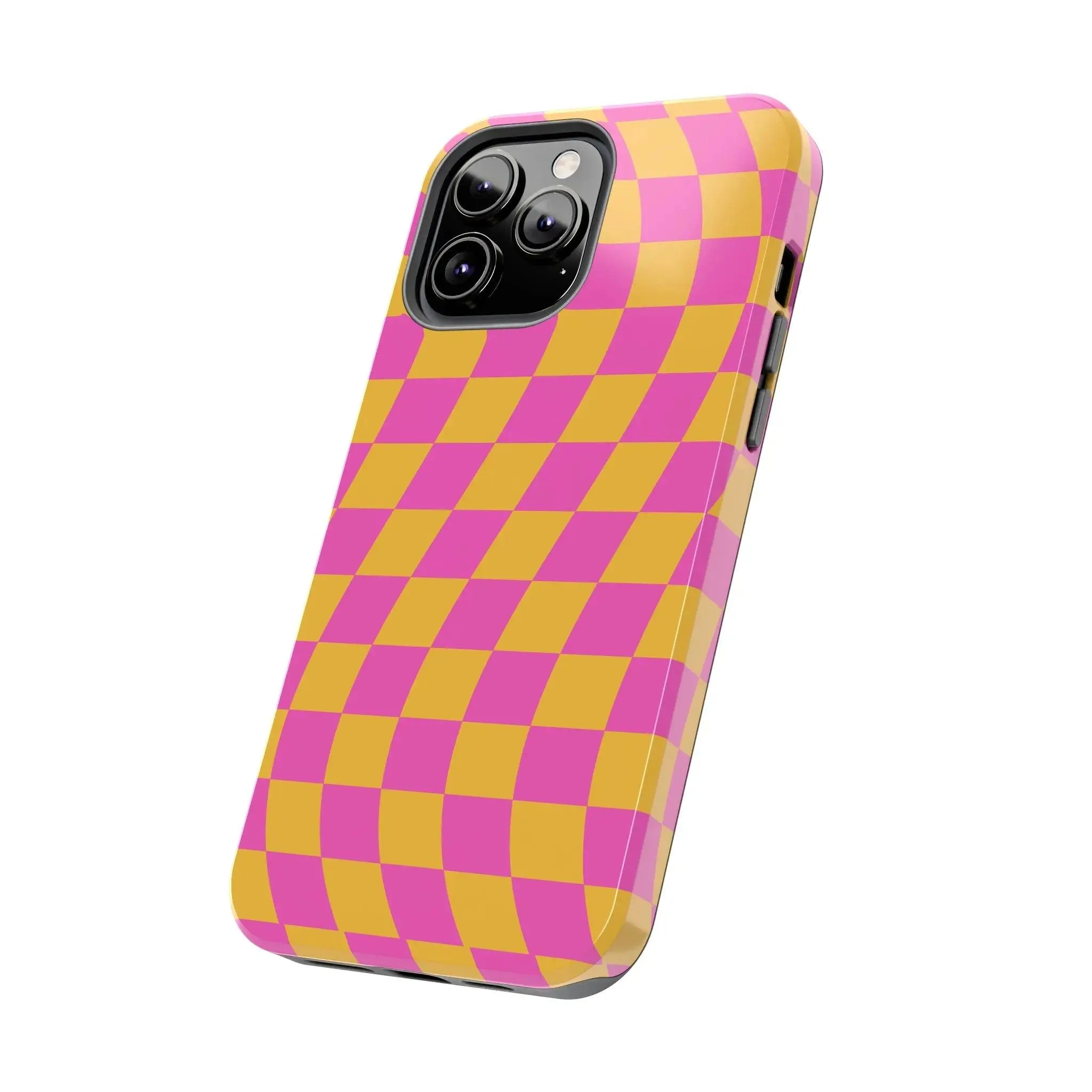 Summer Vibe Check | Pink Checkered Case