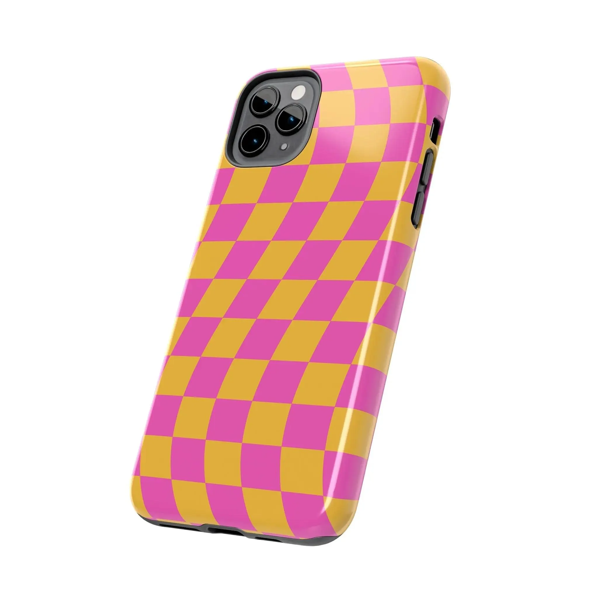 Summer Vibe Check | Pink Checkered Case