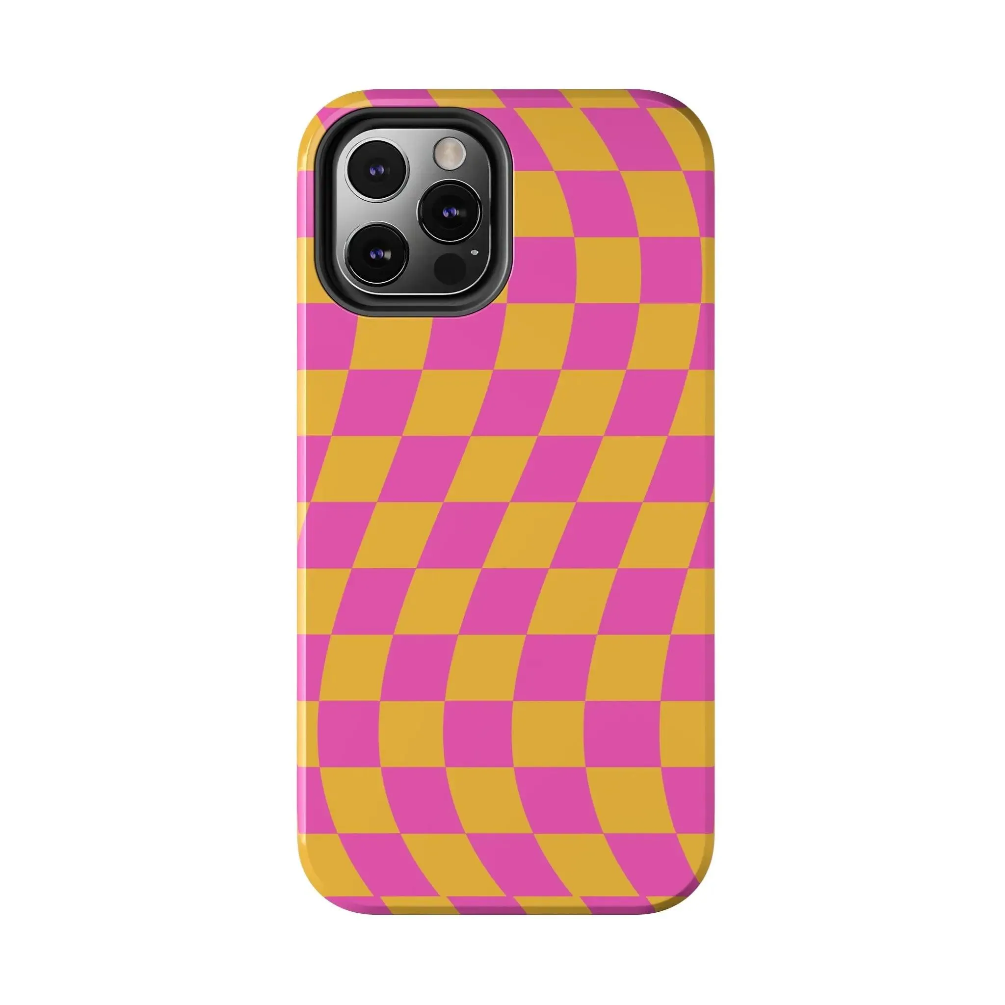 Summer Vibe Check | Pink Checkered Case