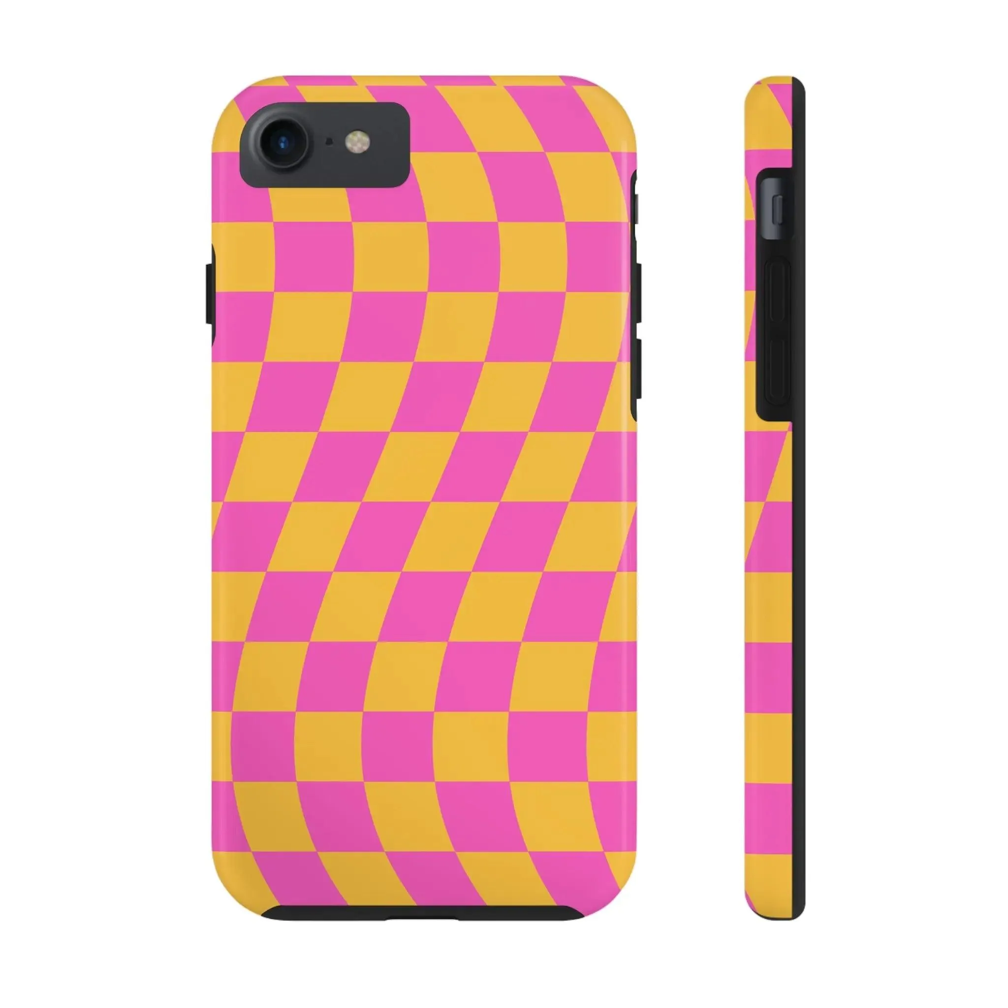 Summer Vibe Check | Pink Checkered Case