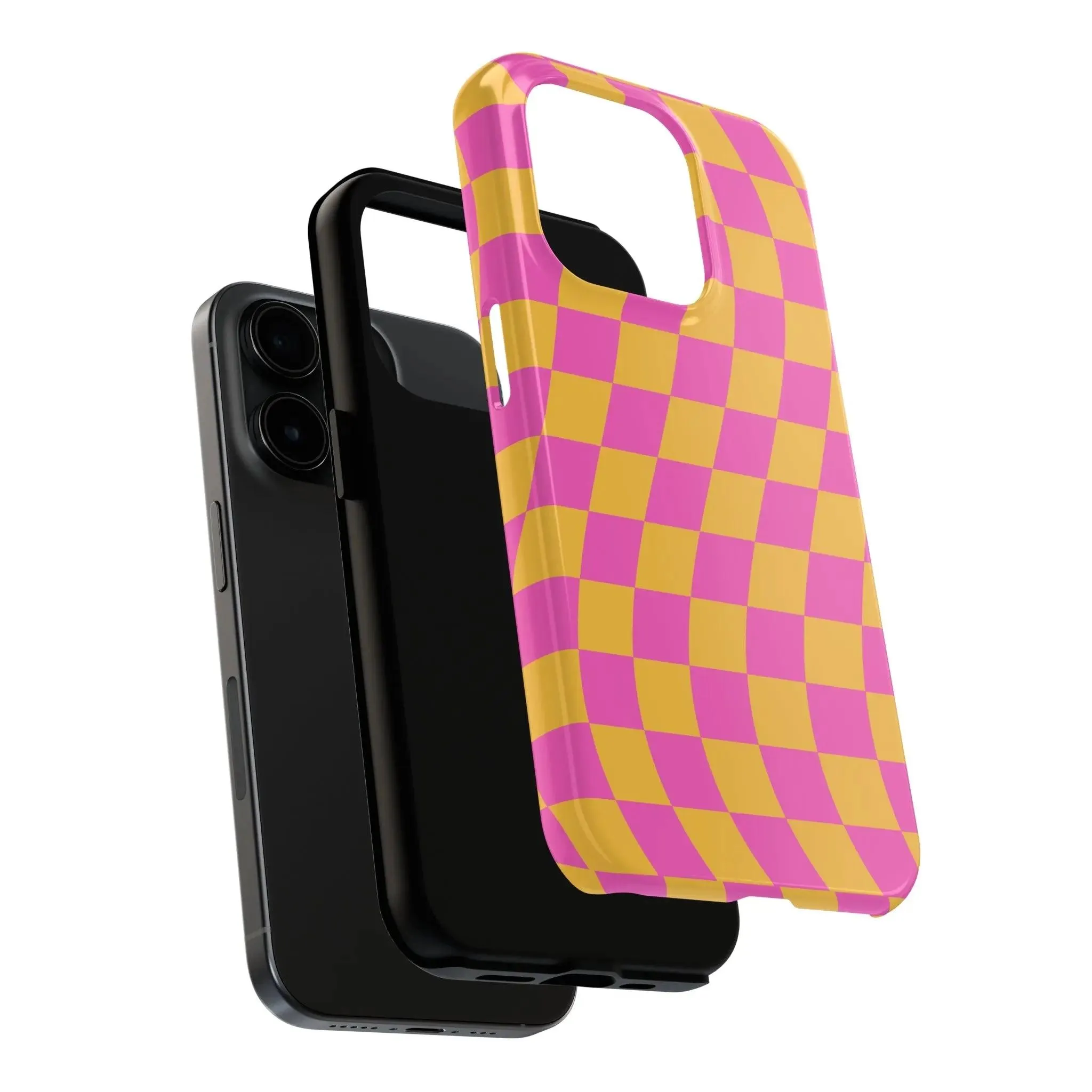 Summer Vibe Check | Pink Checkered Case