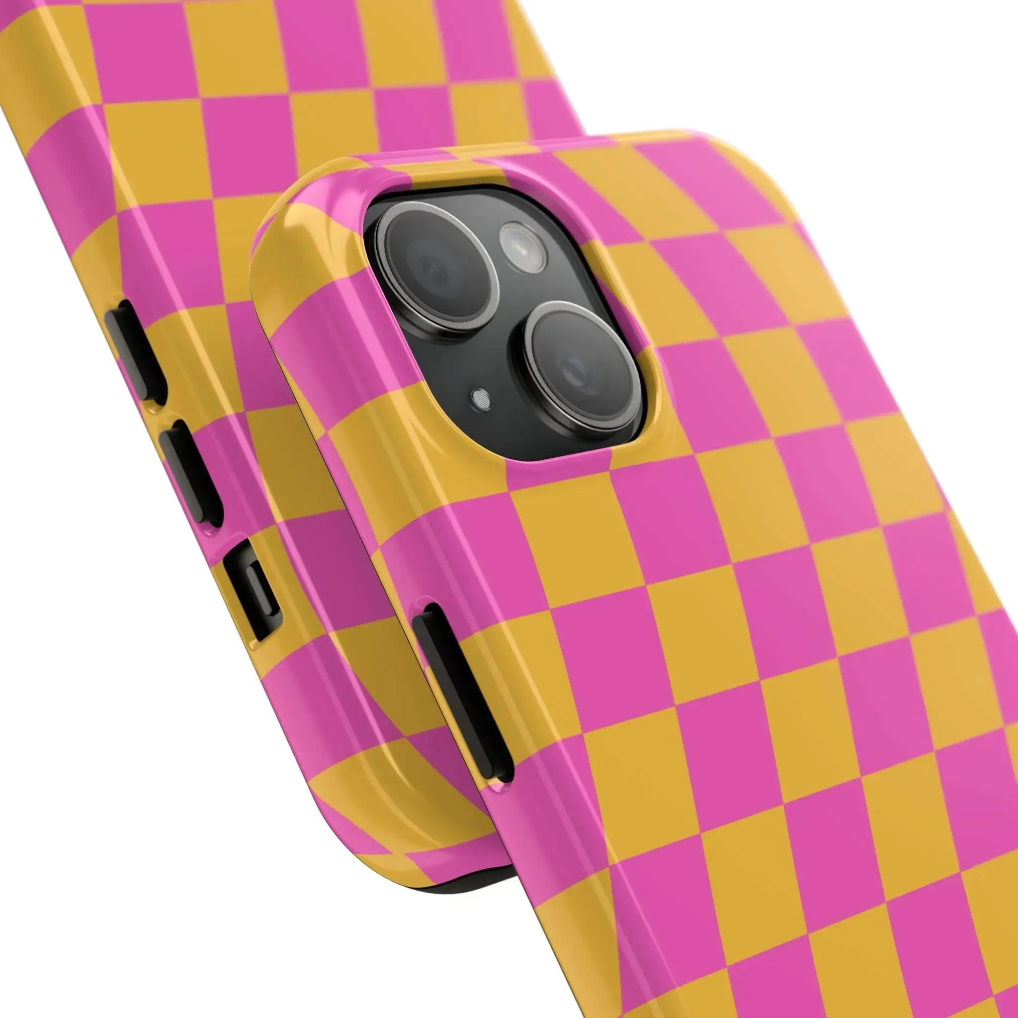 Summer Vibe Check | Pink Checkered Case