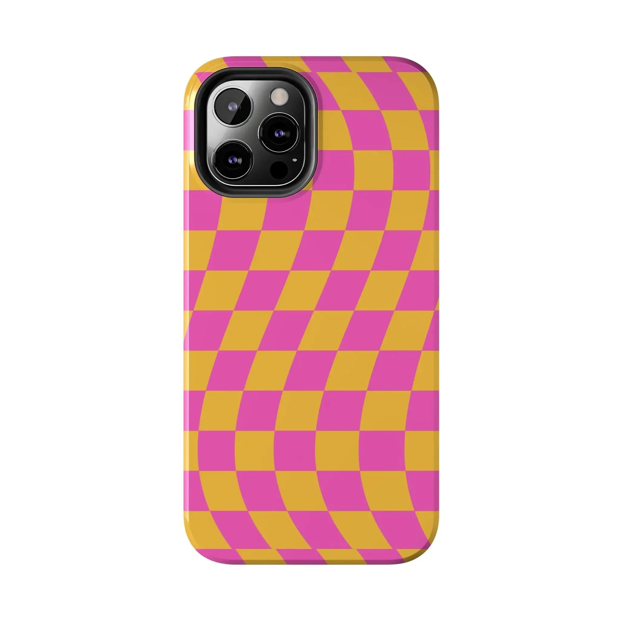 Summer Vibe Check | Pink Checkered Case