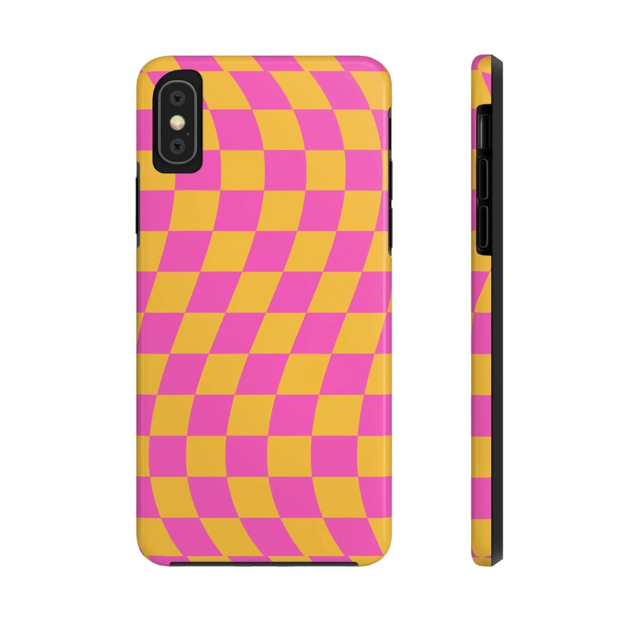 Summer Vibe Check | Pink Checkered Case