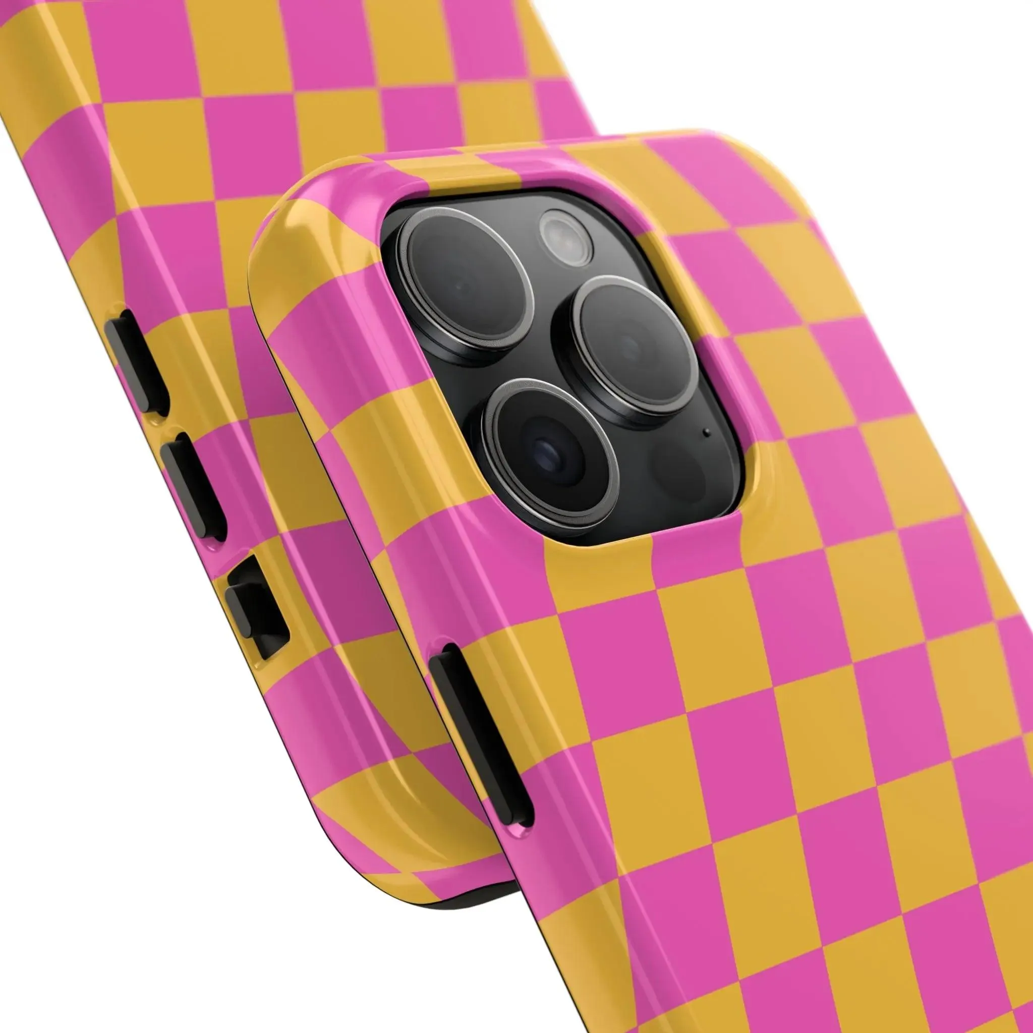 Summer Vibe Check | Pink Checkered Case