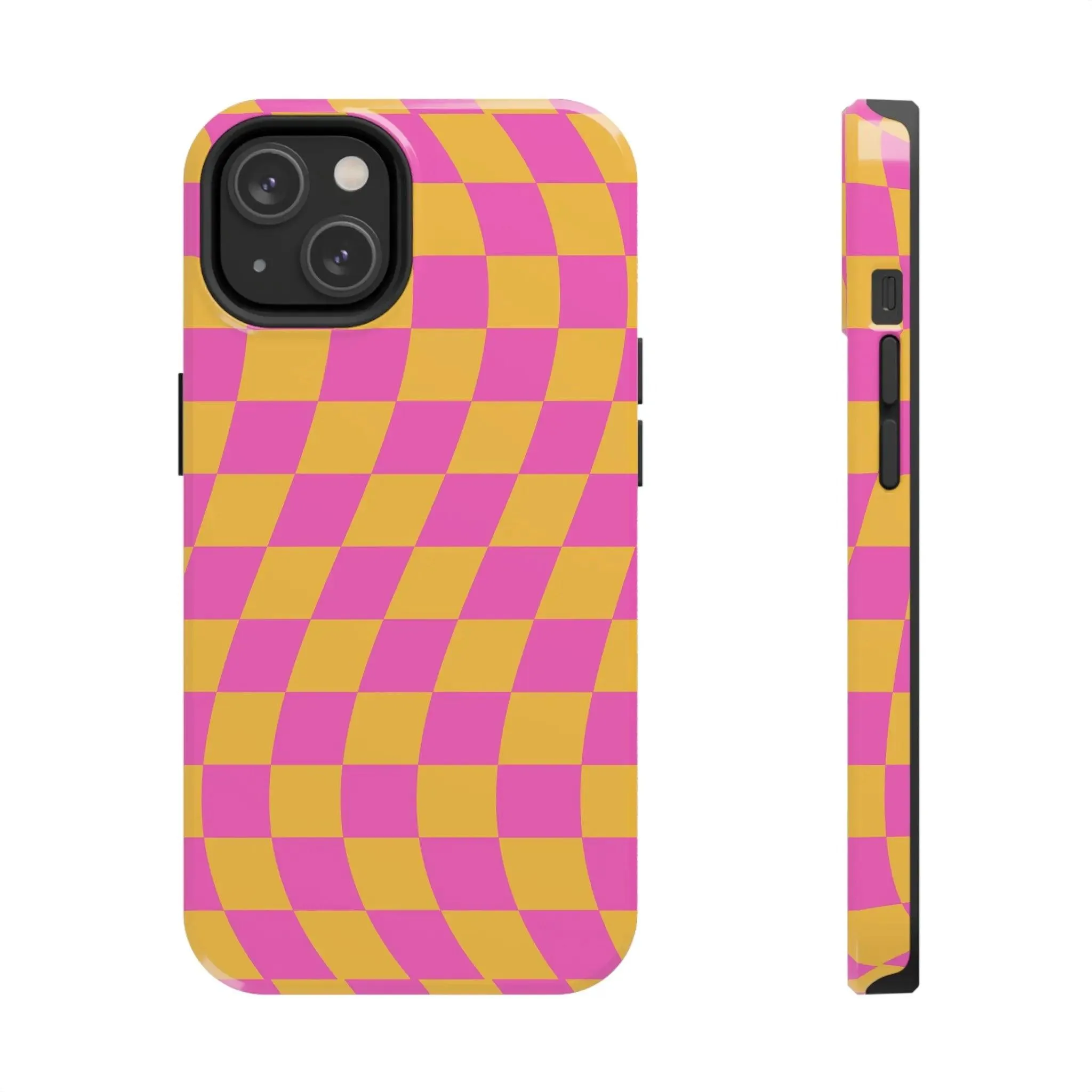 Summer Vibe Check | Pink Checkered Case