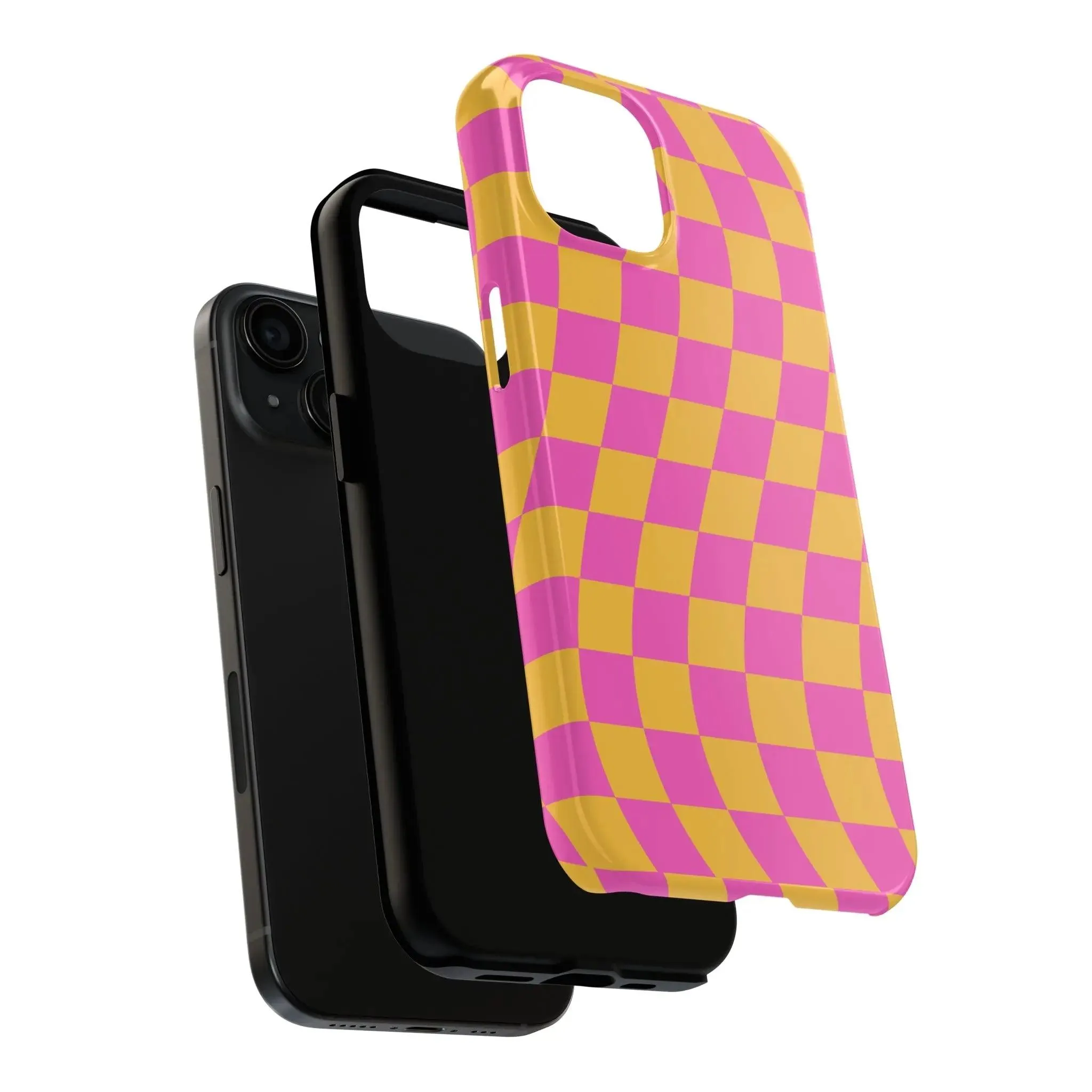 Summer Vibe Check | Pink Checkered Case