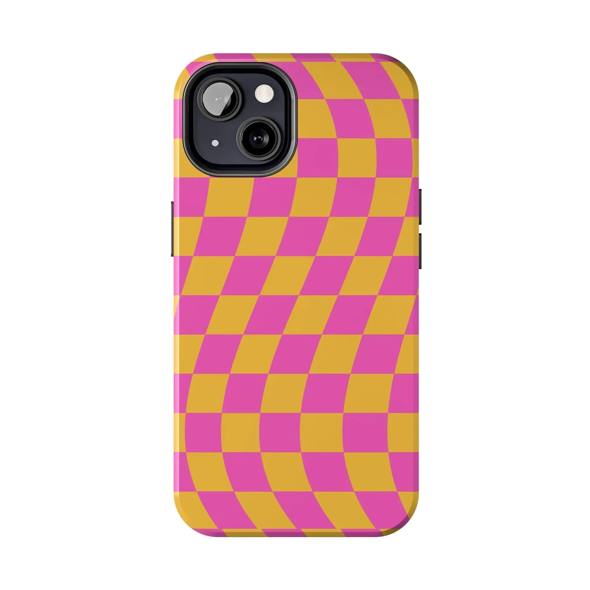 Summer Vibe Check | Pink Checkered Case