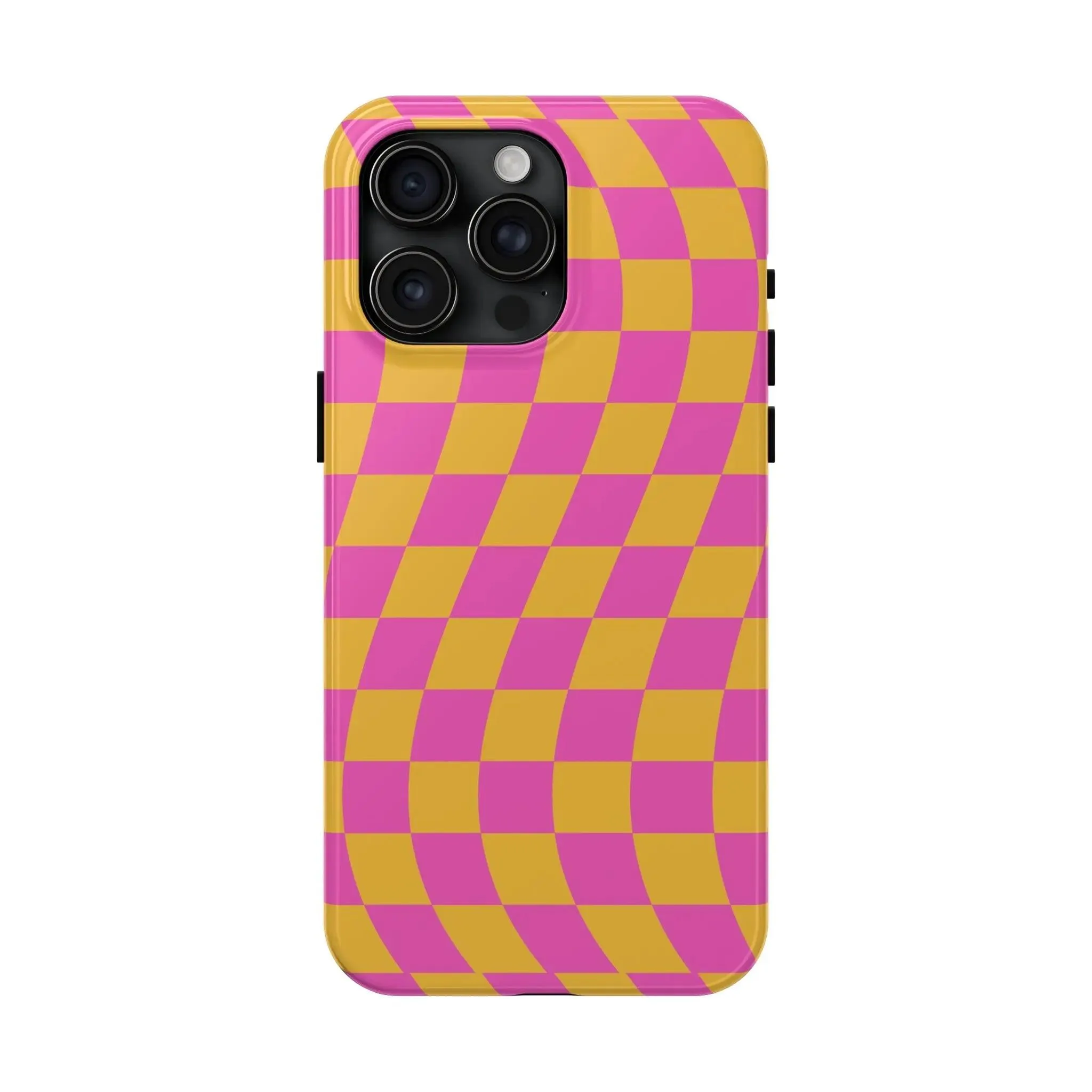 Summer Vibe Check | Pink Checkered Case