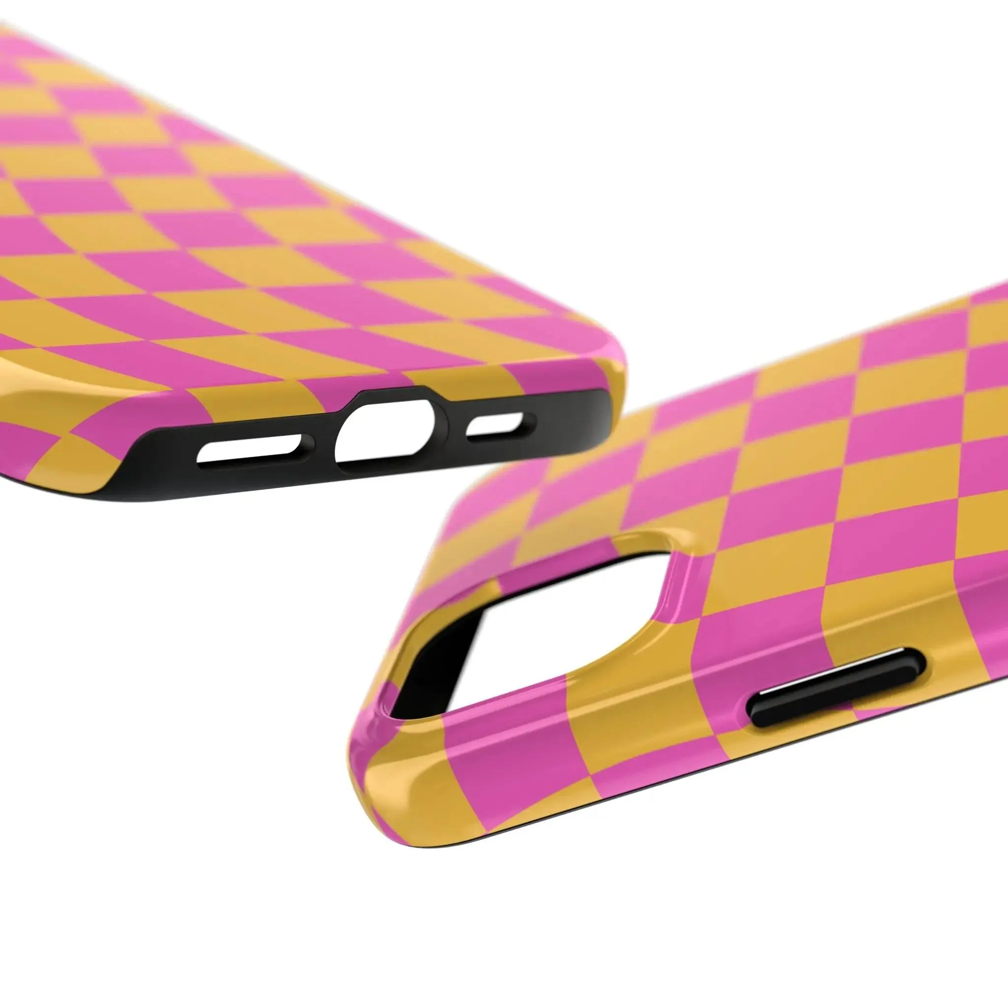 Summer Vibe Check | Pink Checkered Case