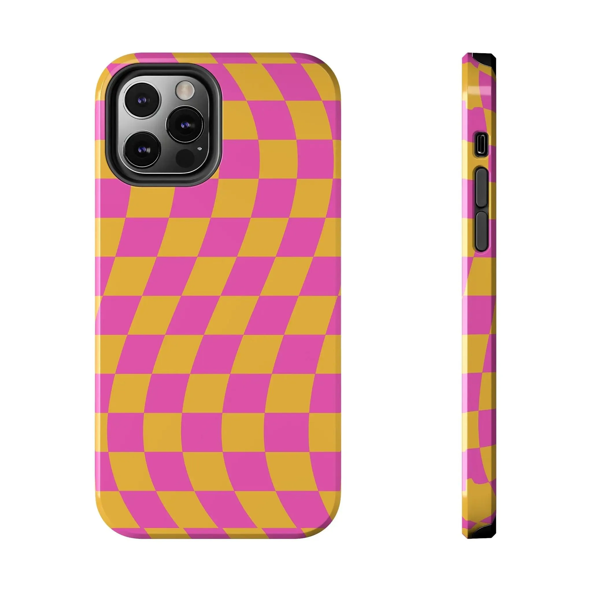 Summer Vibe Check | Pink Checkered Case