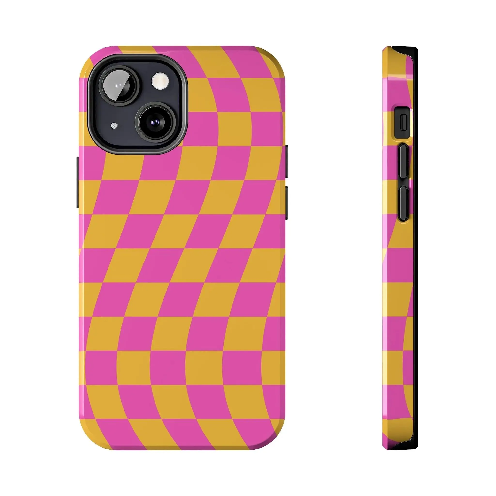 Summer Vibe Check | Pink Checkered Case