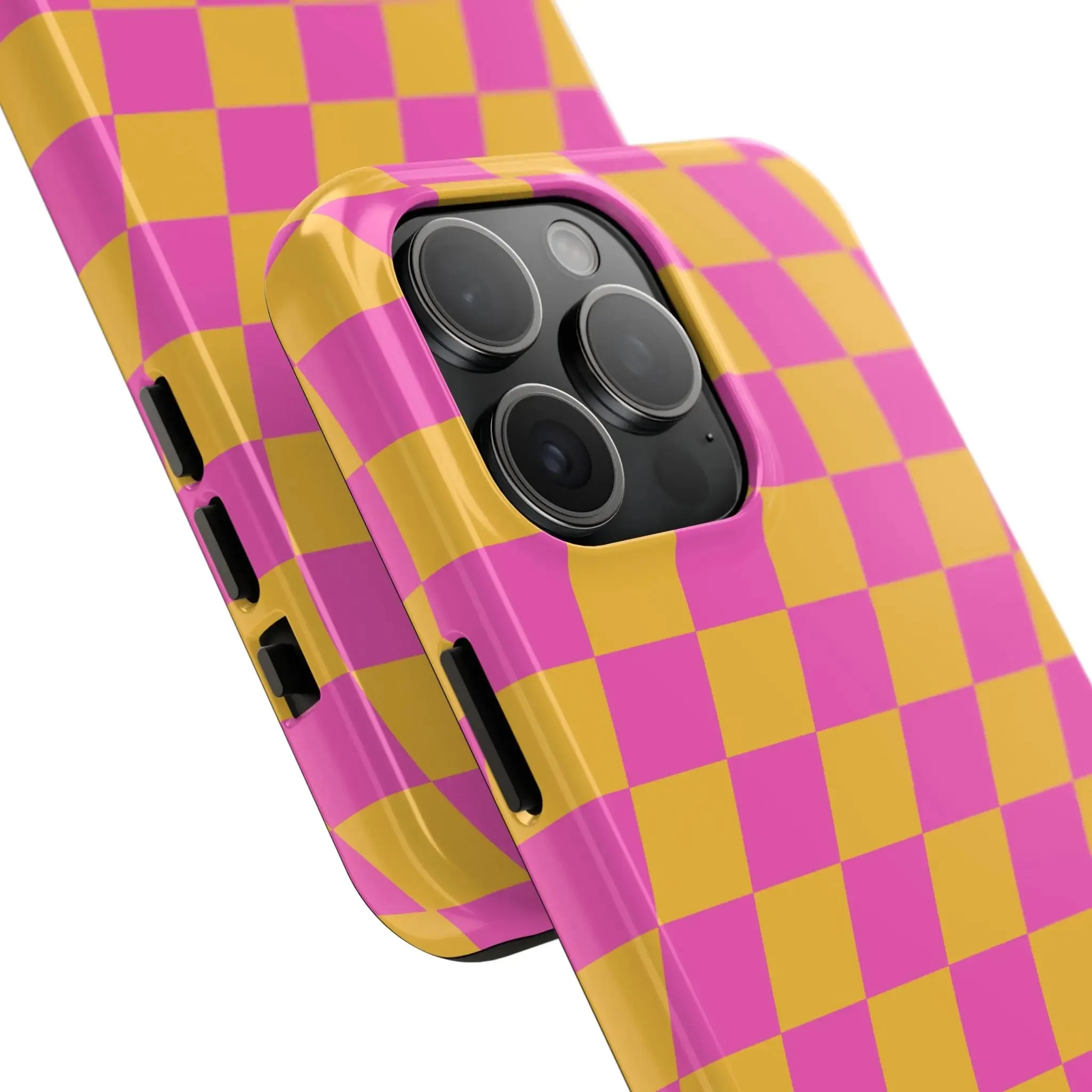 Summer Vibe Check | Pink Checkered Case