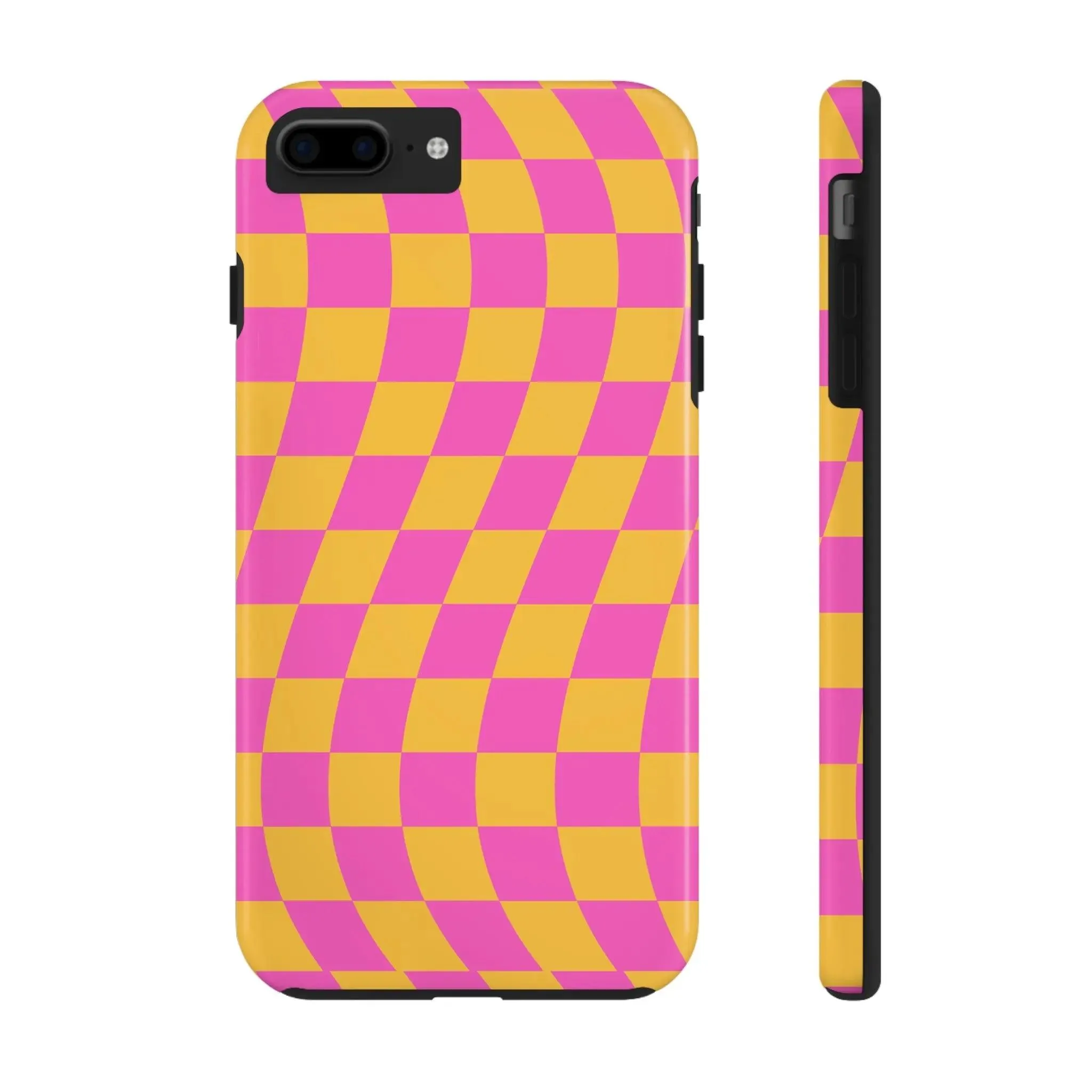 Summer Vibe Check | Pink Checkered Case