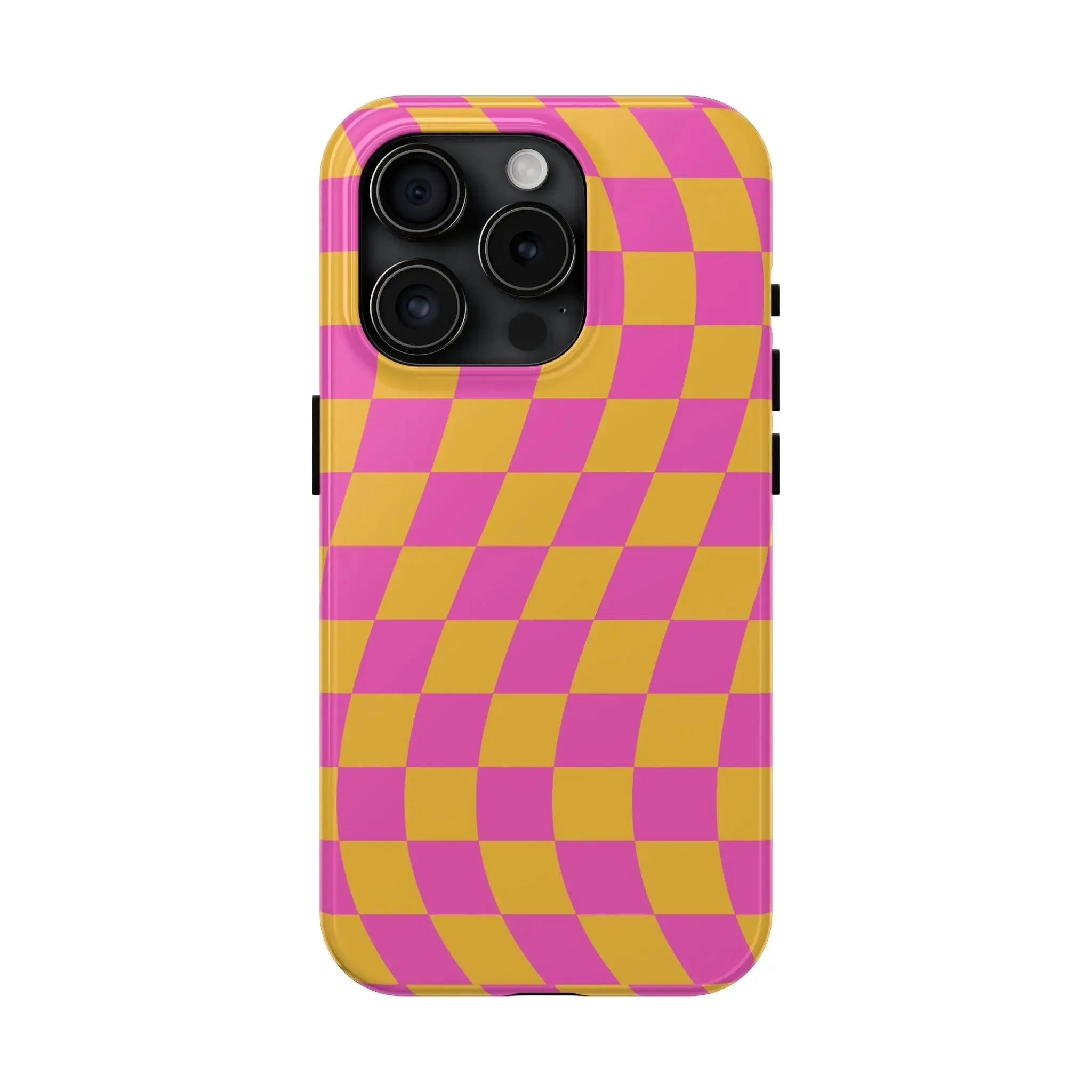 Summer Vibe Check | Pink Checkered Case